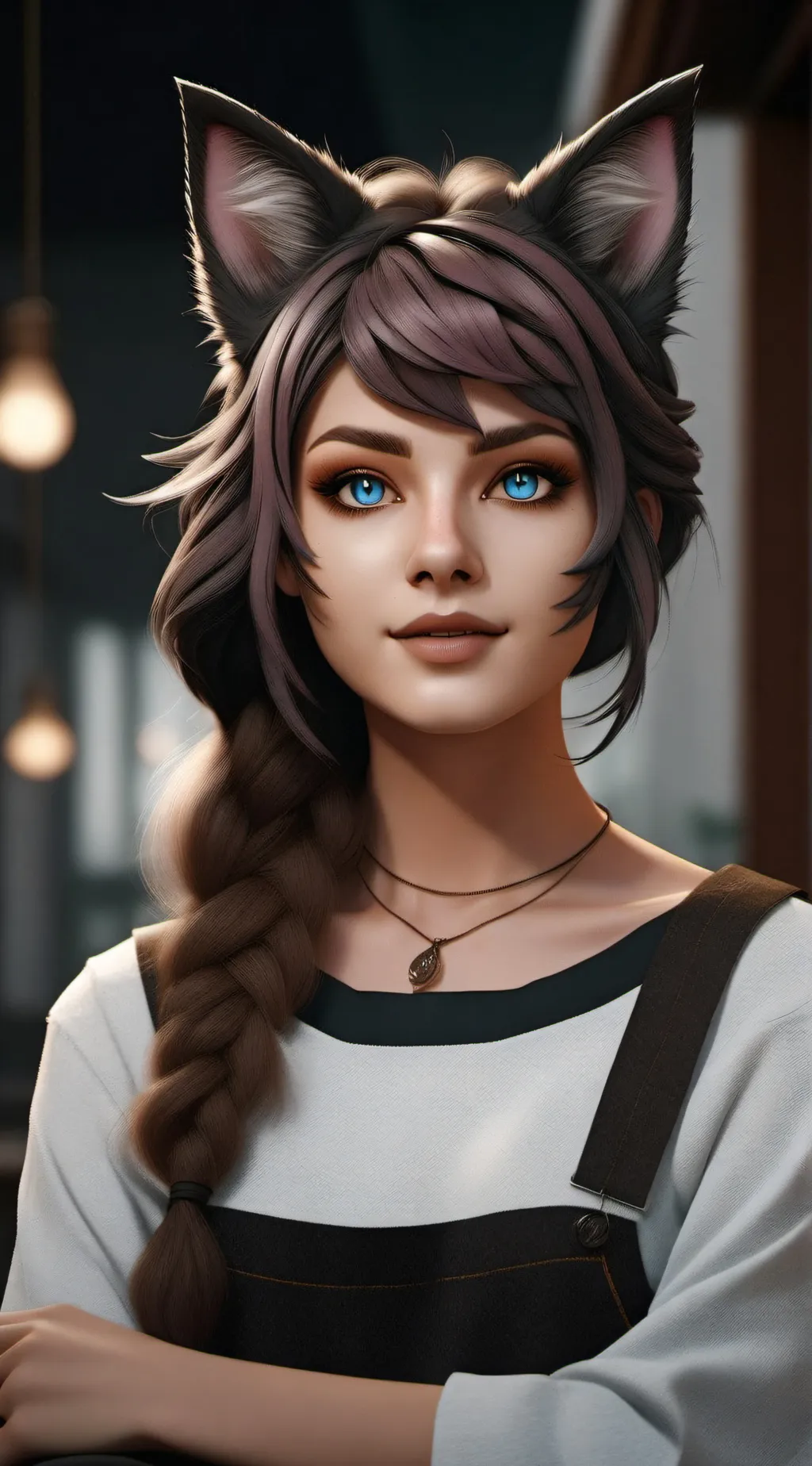 ai character: catra  background