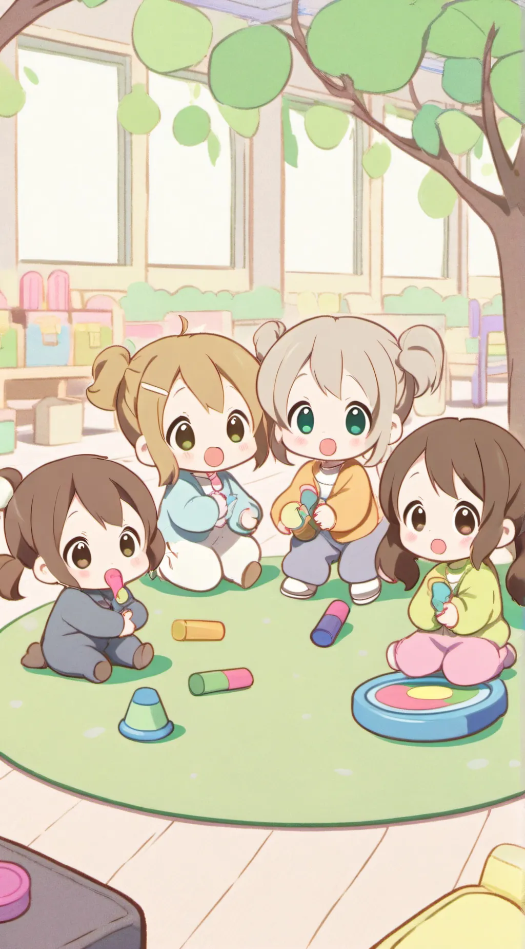 ai character: Daycare 4 background