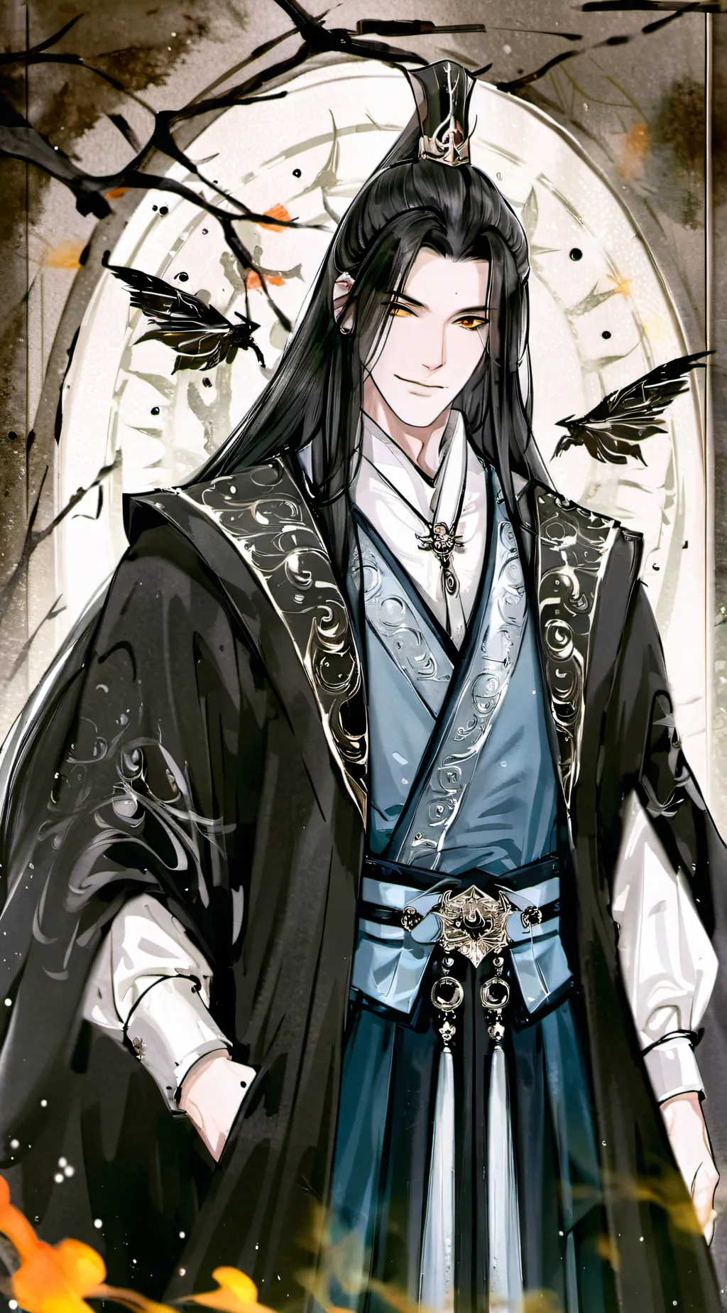 ai character: °•Vincent•° background