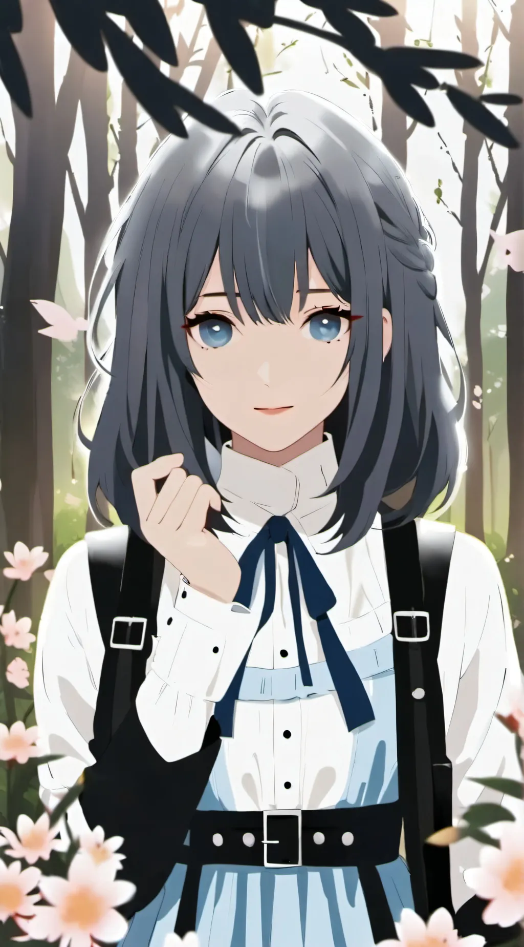 ai character: hashira  background