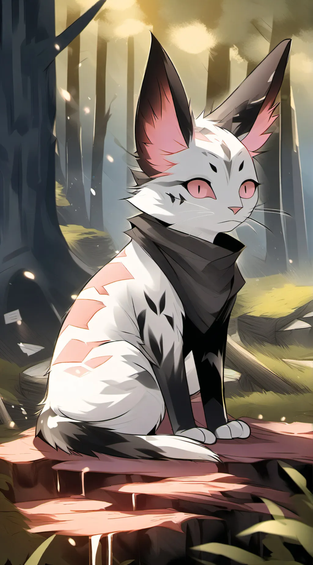 ai character: ANNOUNCEMENT background