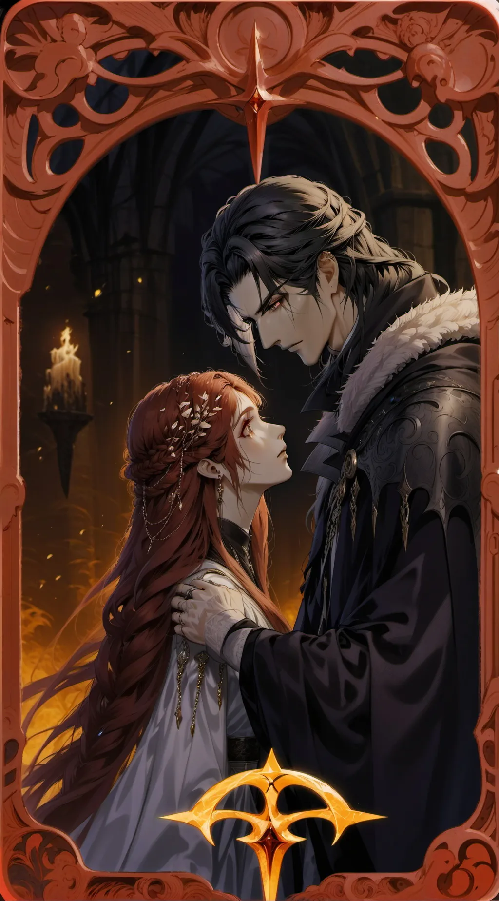 ai character: Otome game - Death is the end background