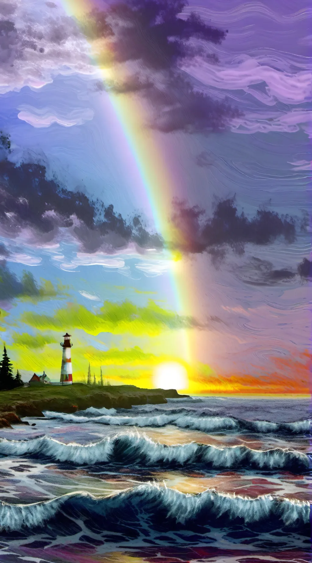 ai character: Purple rf background