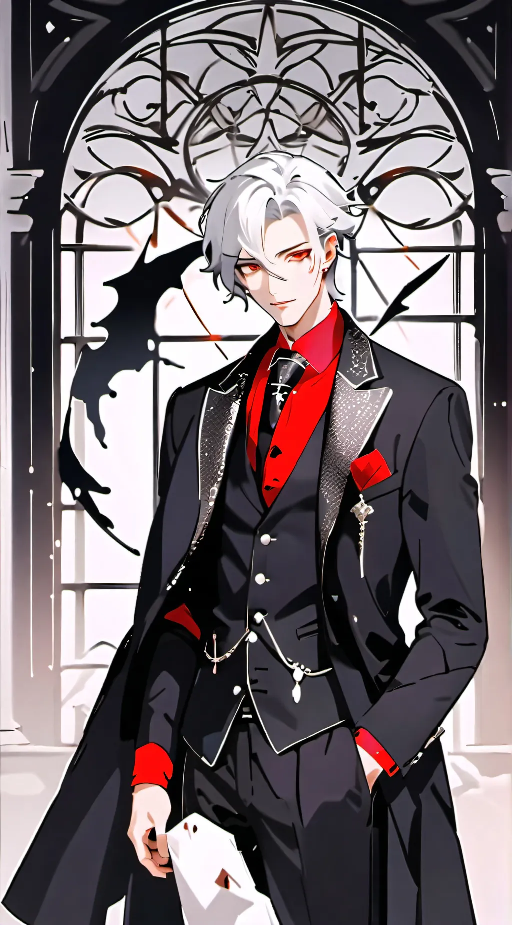 ai character: Vampire prince  background