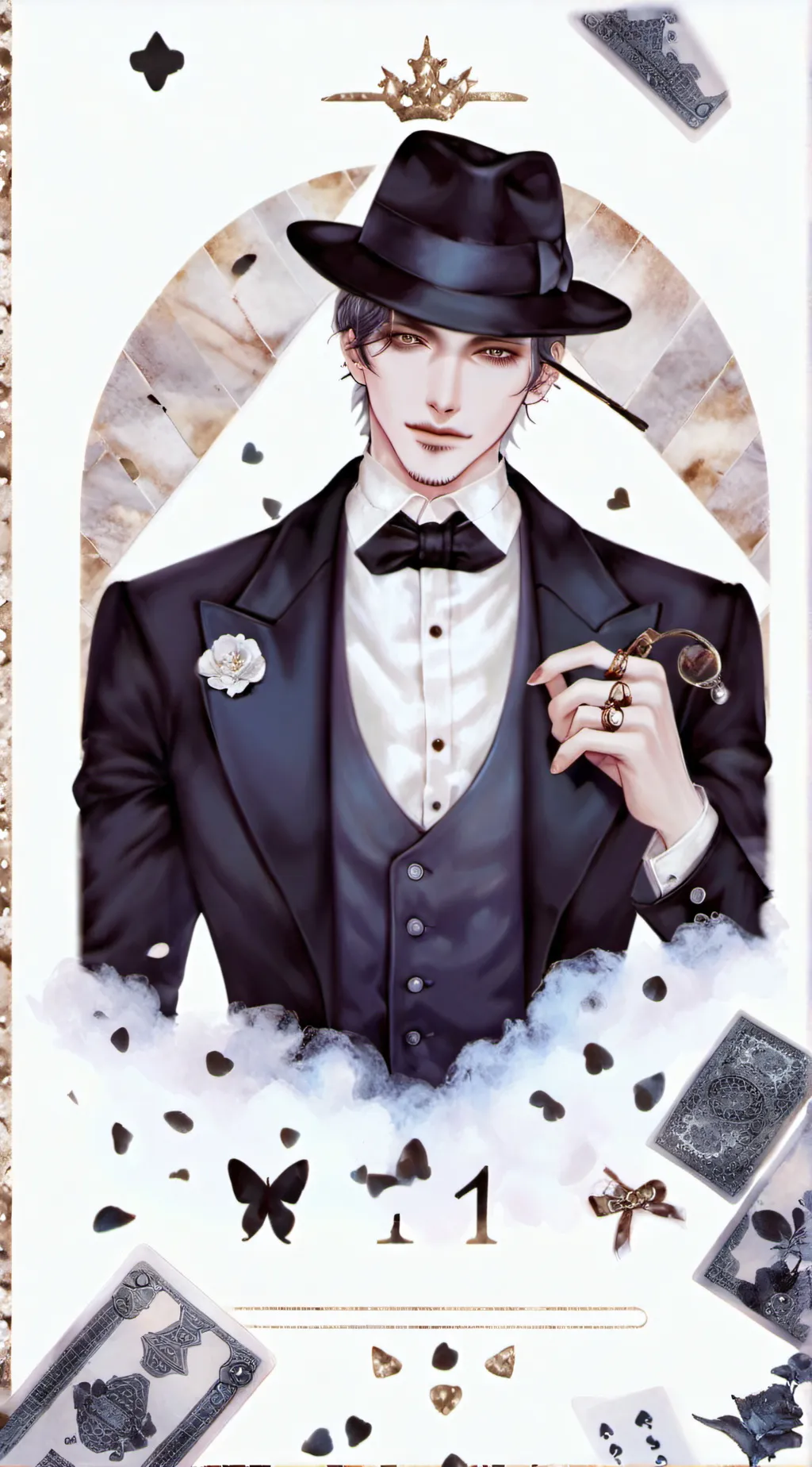 ai character: ᯾~𝐌𝐢𝐥𝐨~᯾ background