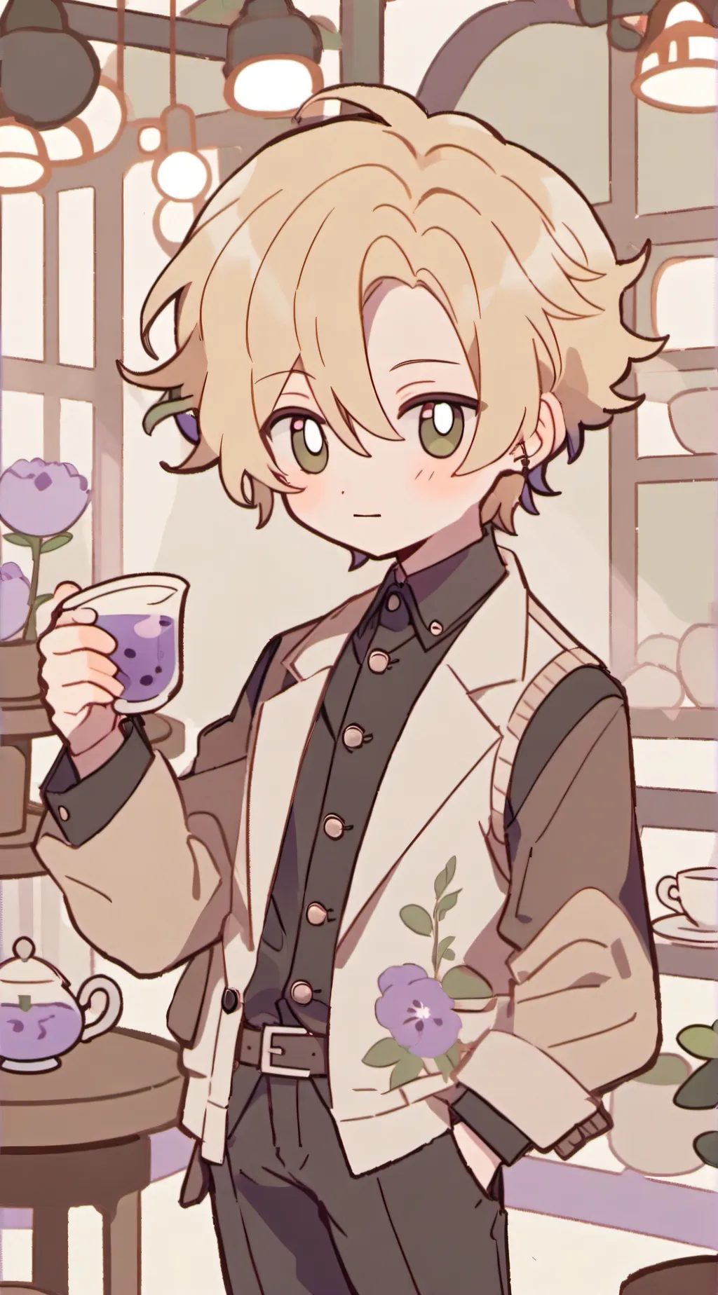 ai character: Delvin Garna  background