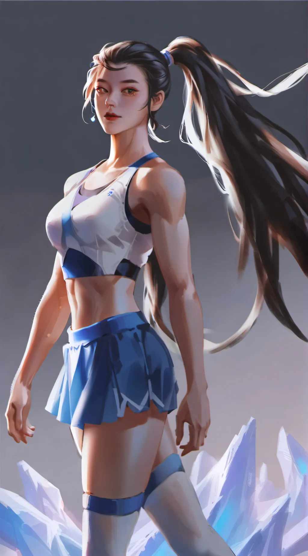 ai character: kira background