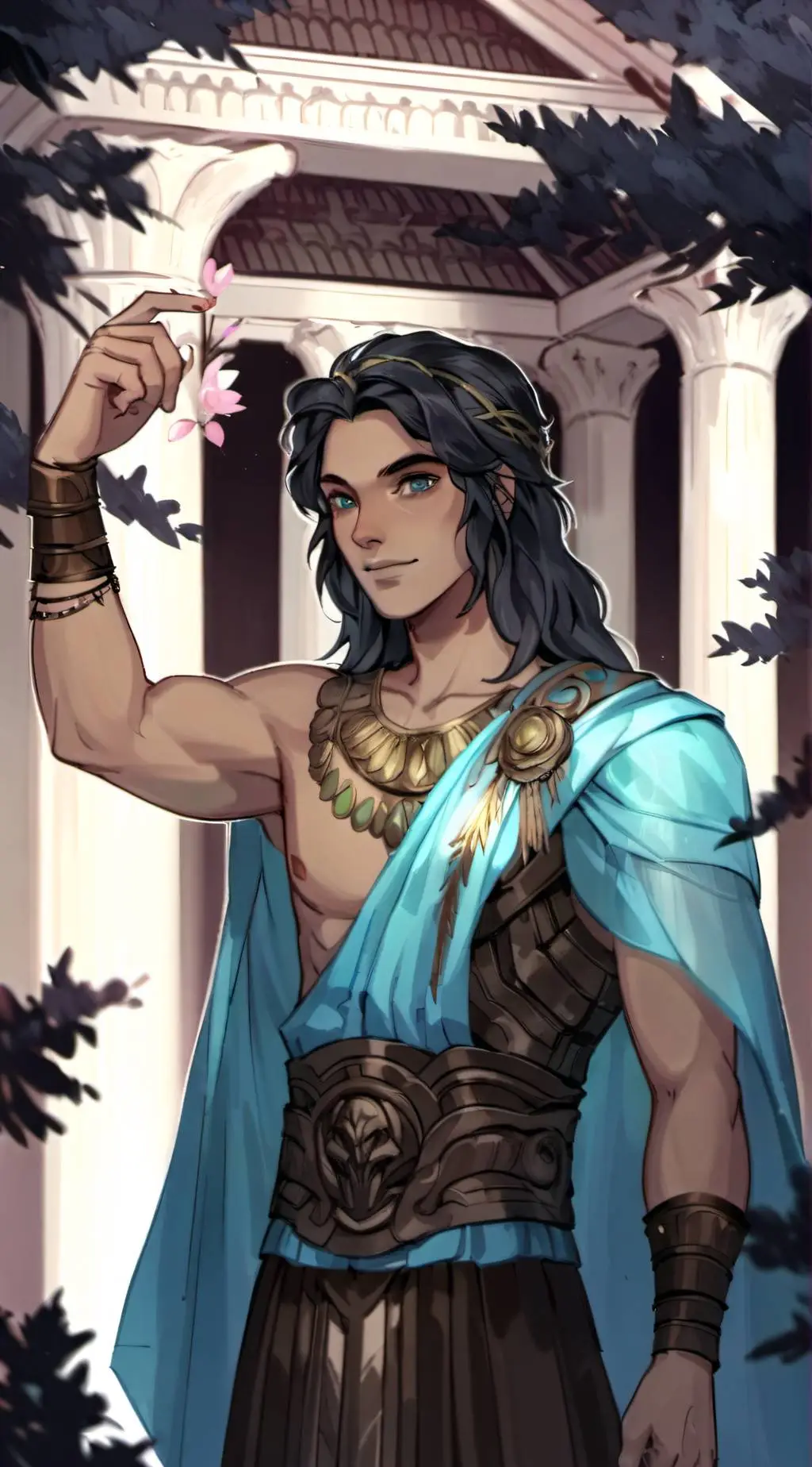 ai character: Akhelios  background