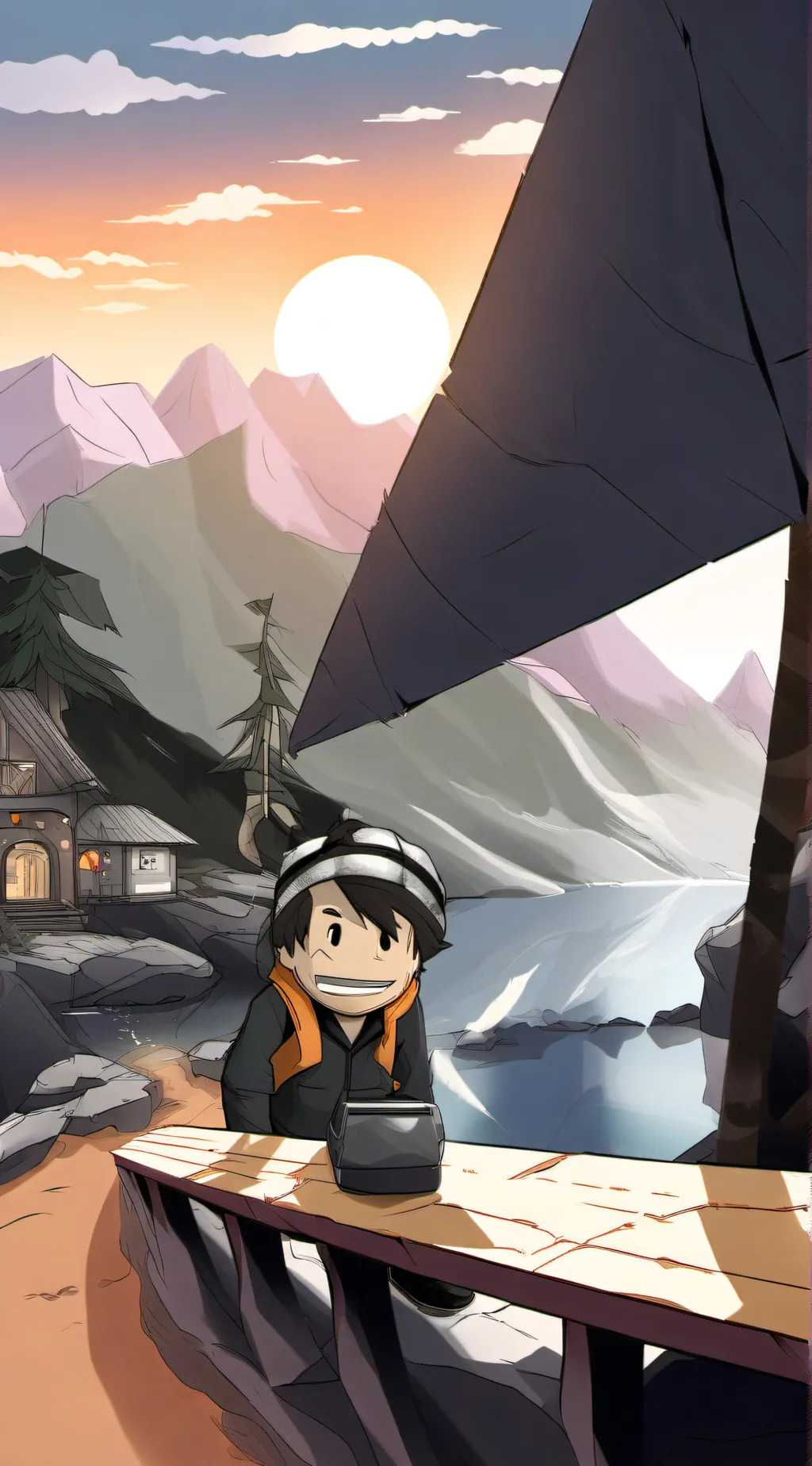 ai character: total drama island background