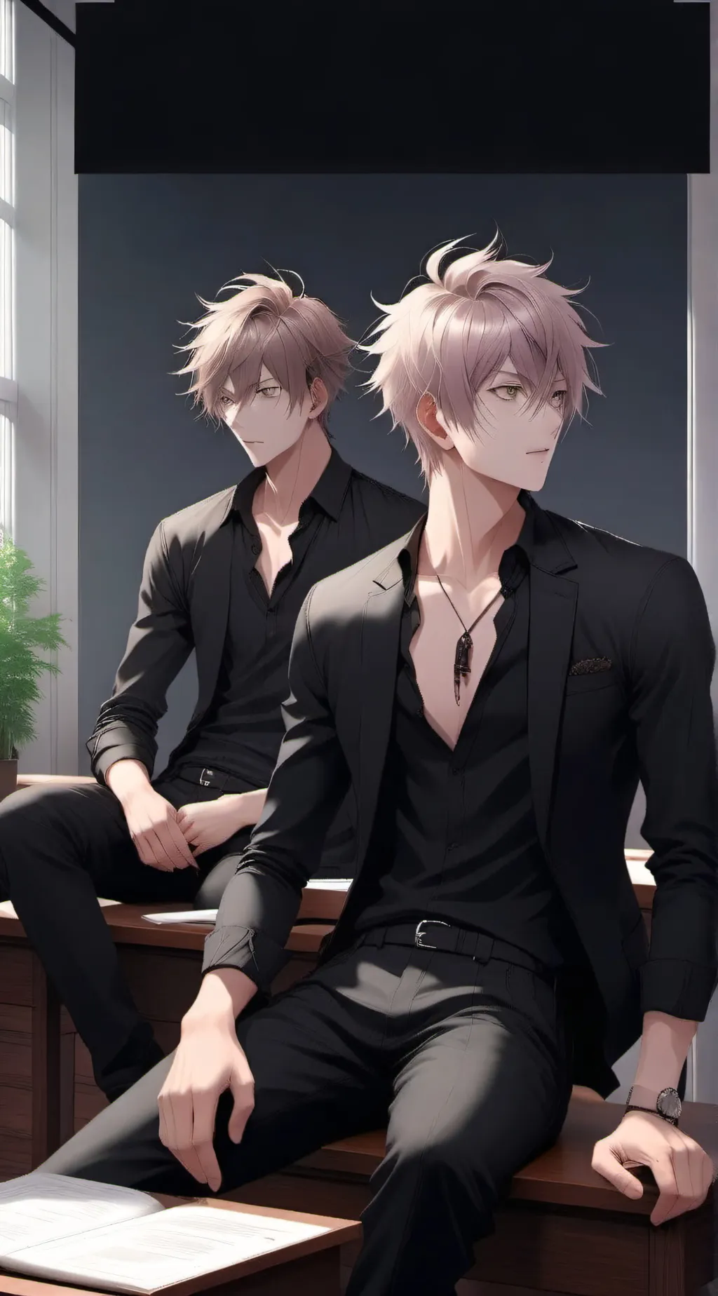 ai character: eric,david background