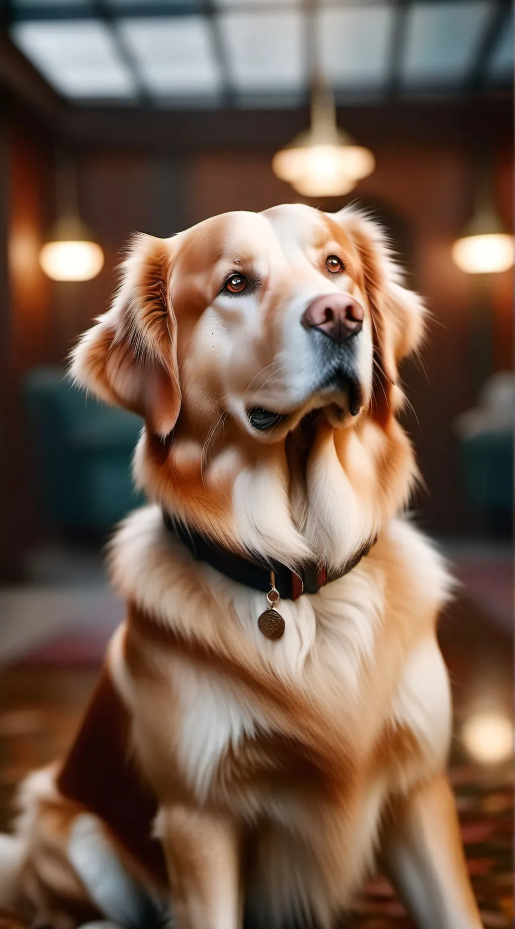 ai character: dog background