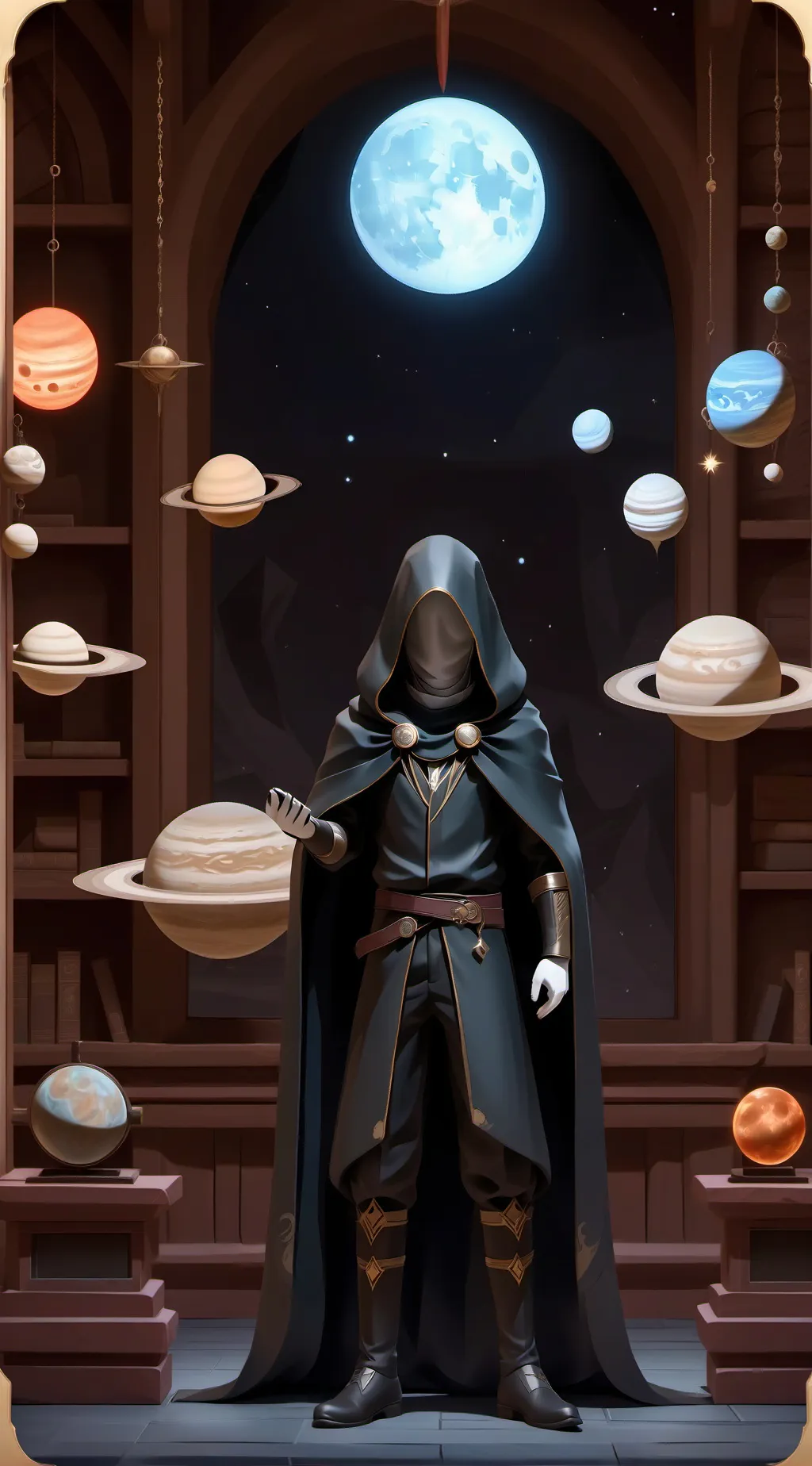 ai character: U x e x V background