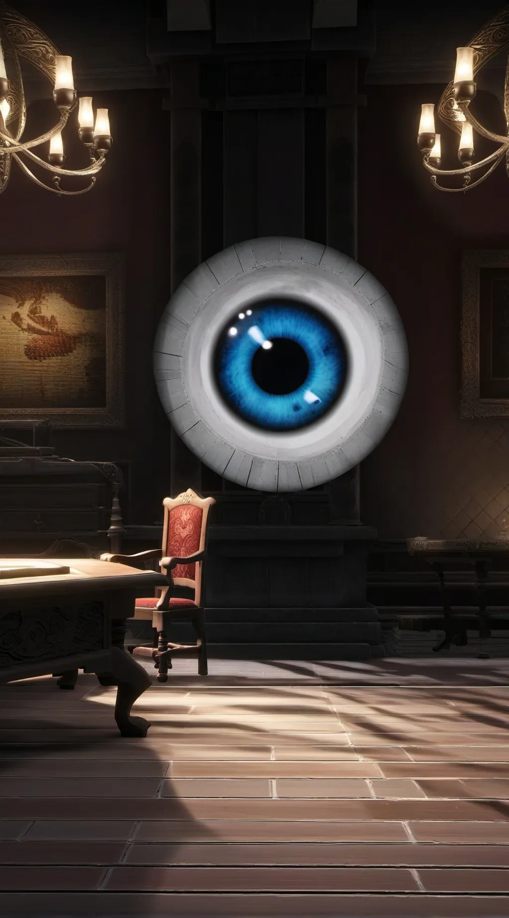 ai character: Caine friends background