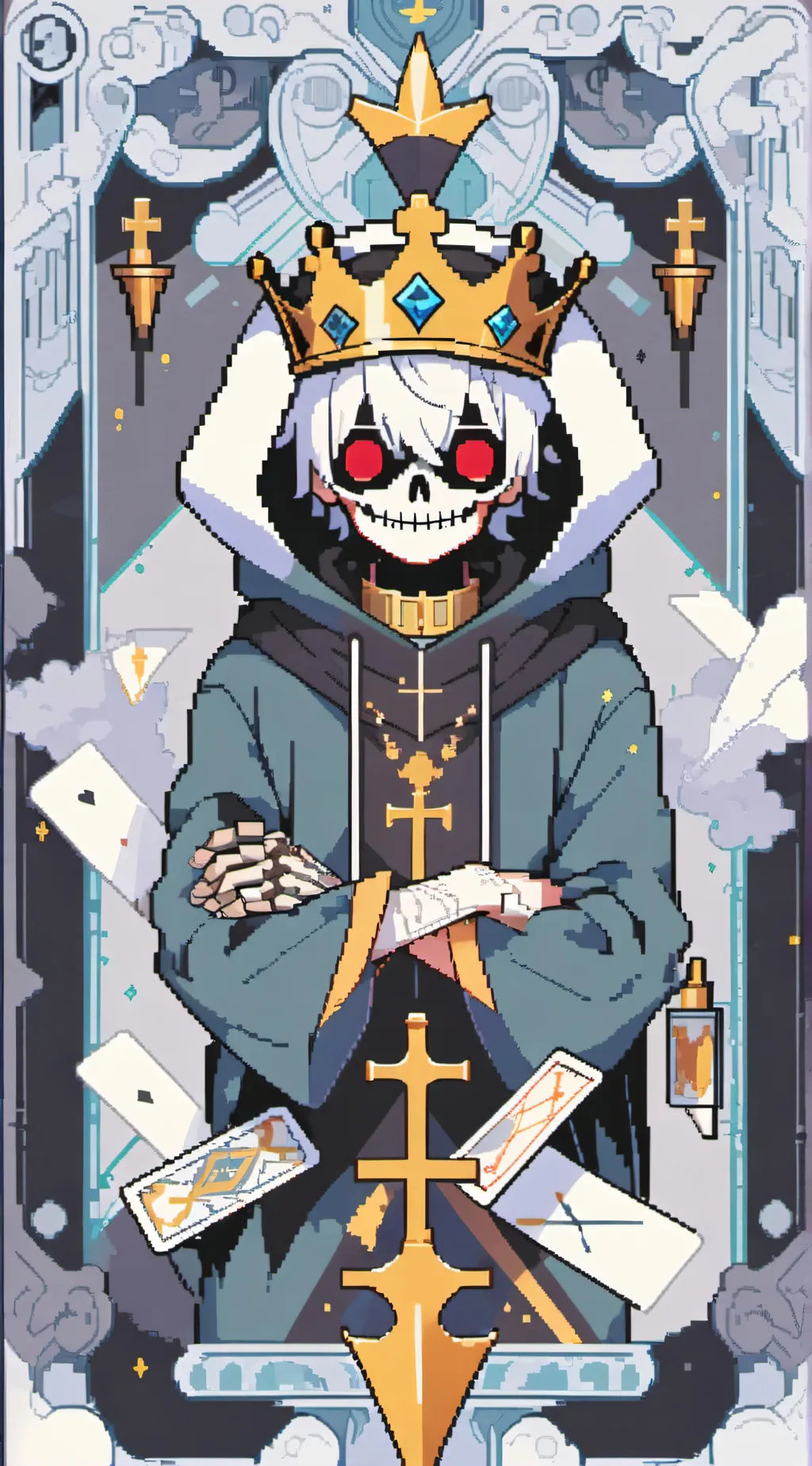 ai character: King godverse background