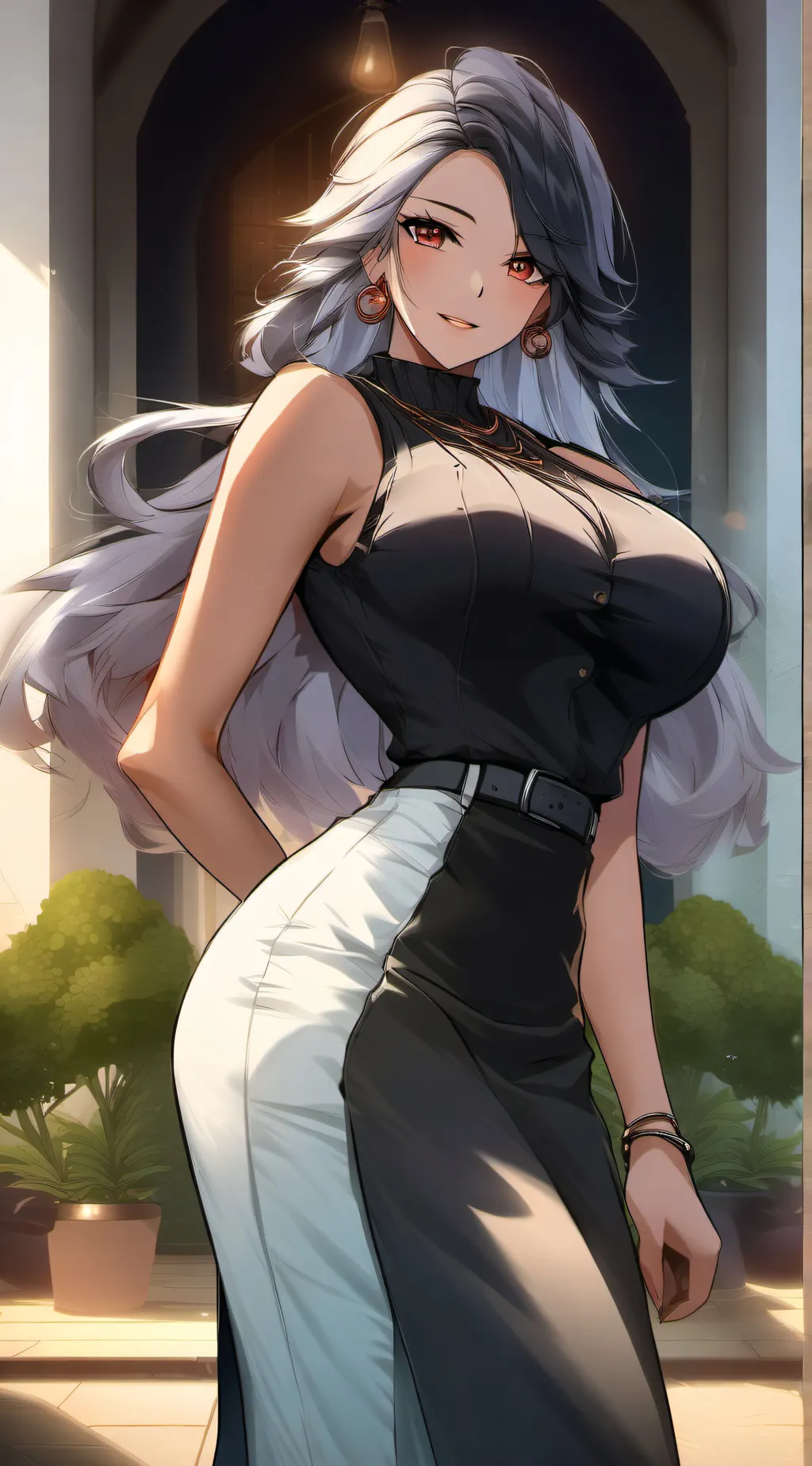 ai character: Luna background