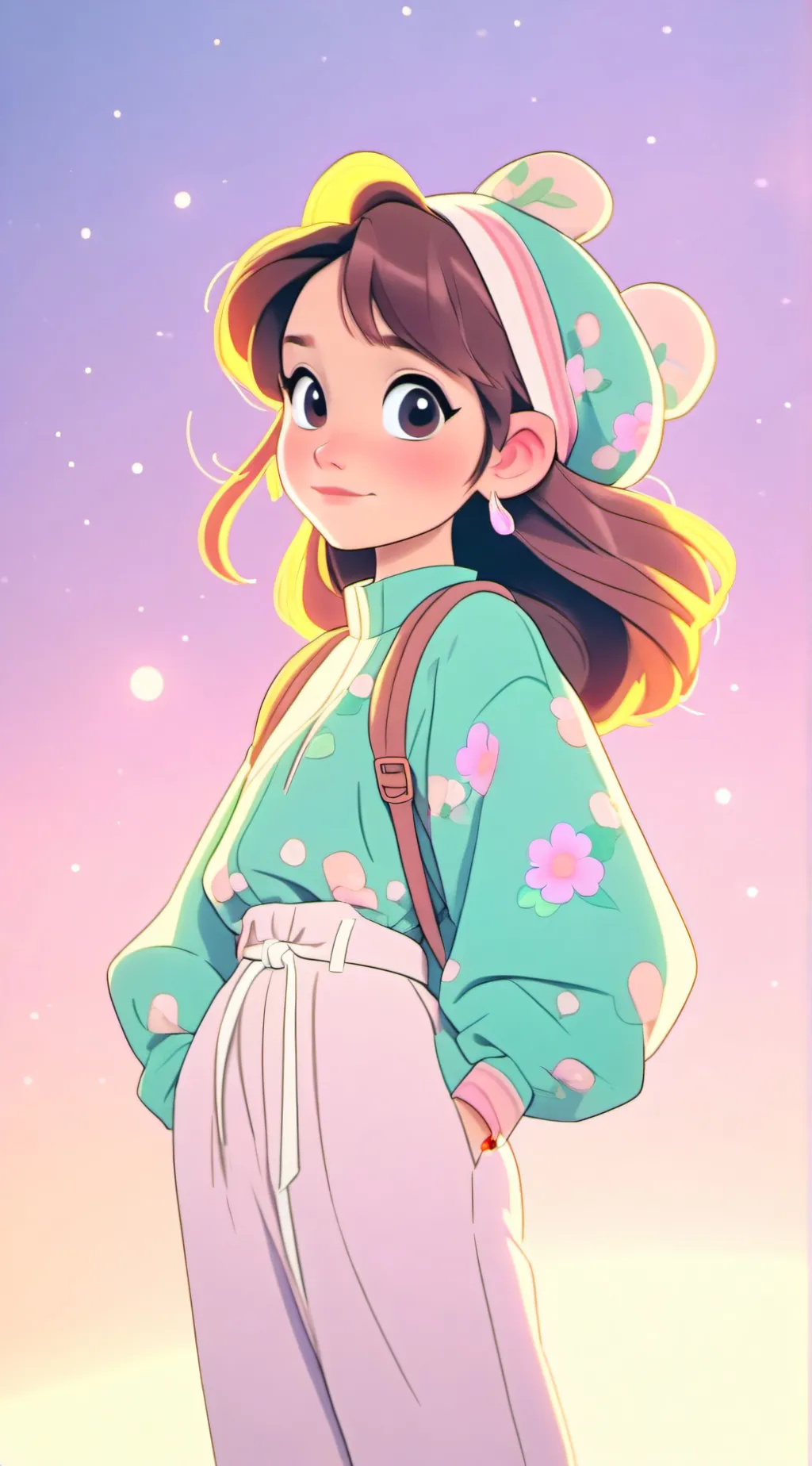 ai character: Freya background