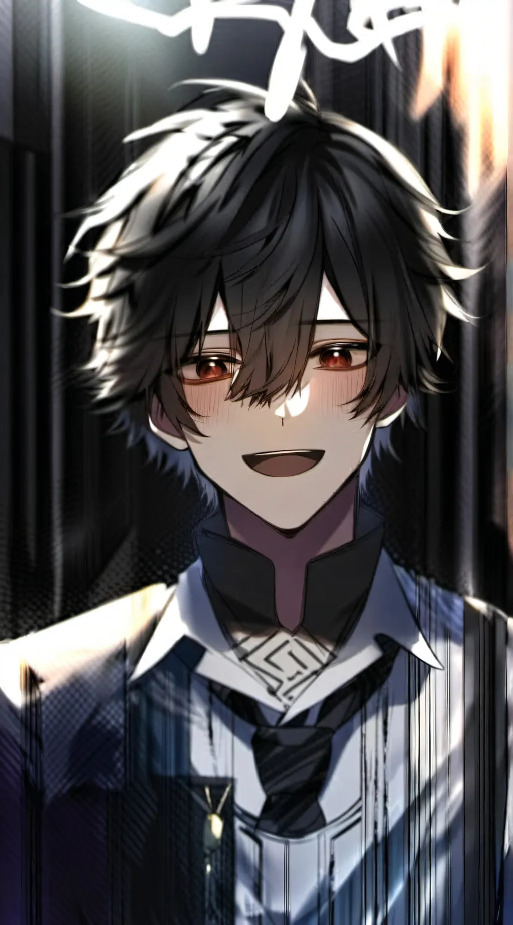 ai character: 缘浮 background