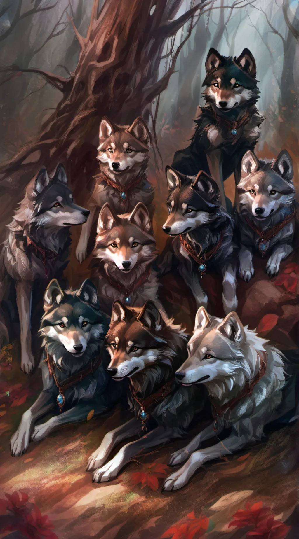 Talkie AI - Chat with Wolf pack :)