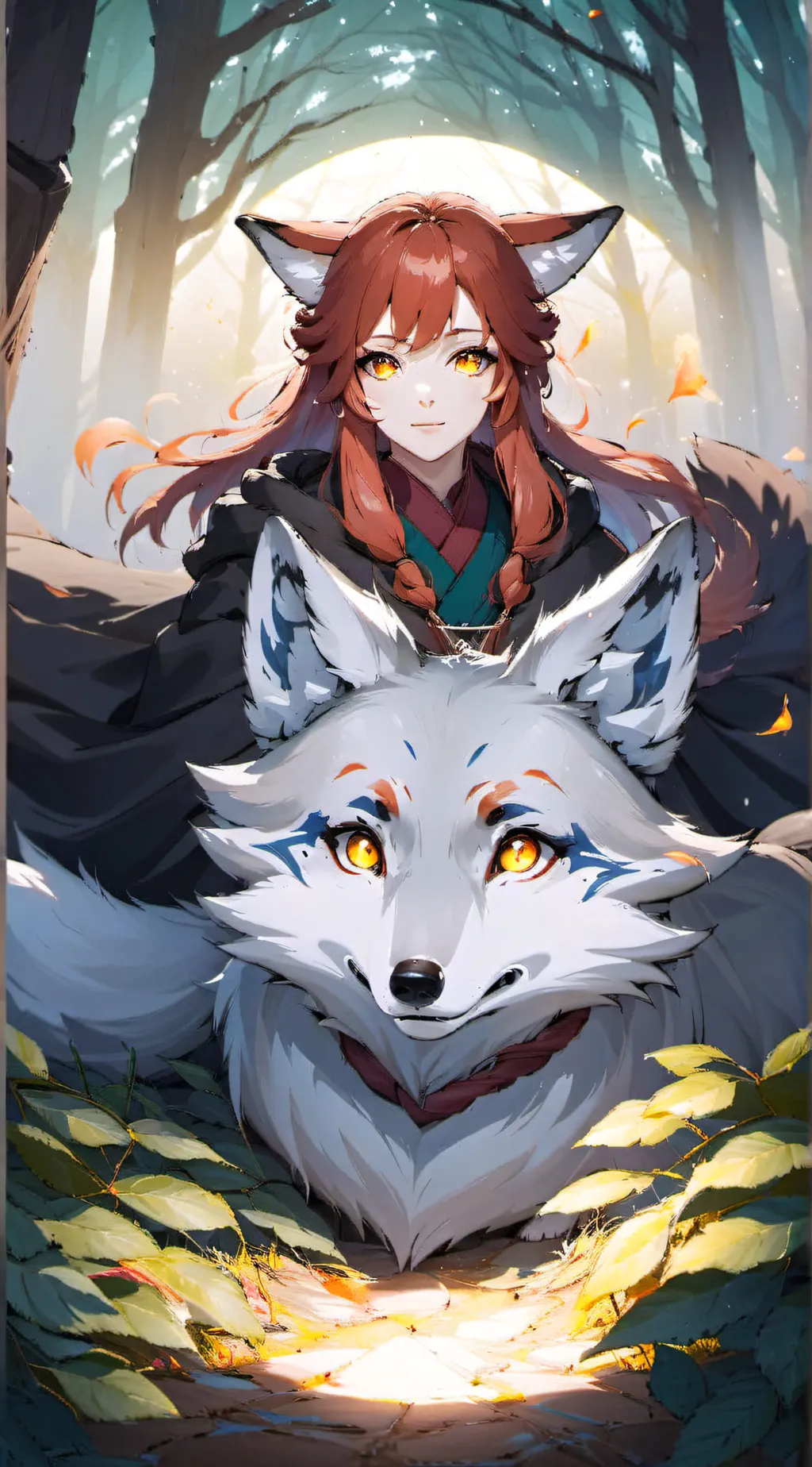 ai character: Wolfly background