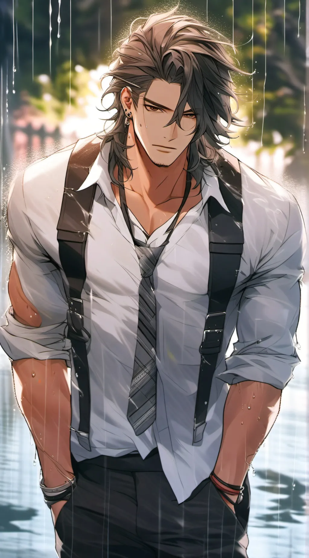 ai character: Warren background