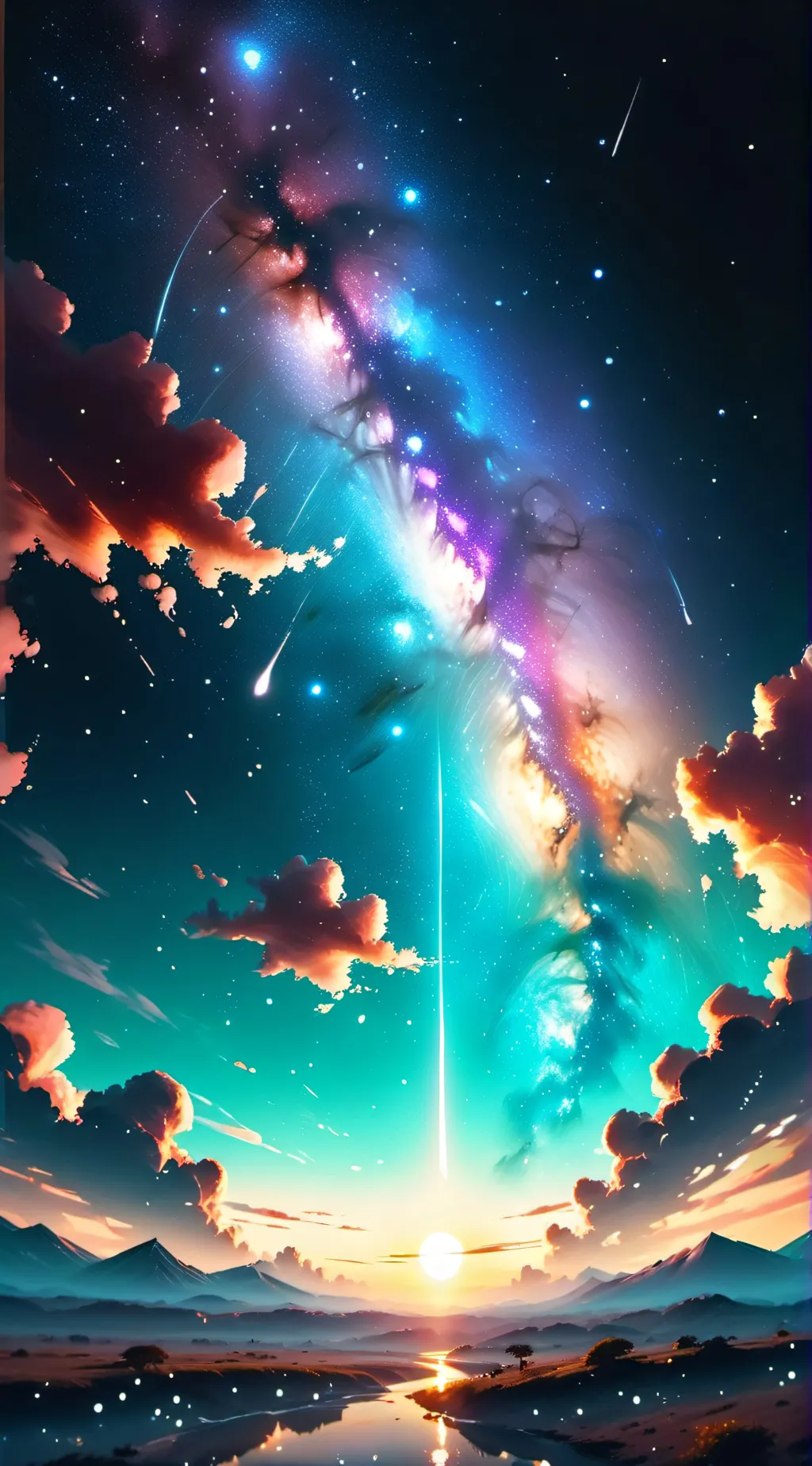 ai character: Heaven background