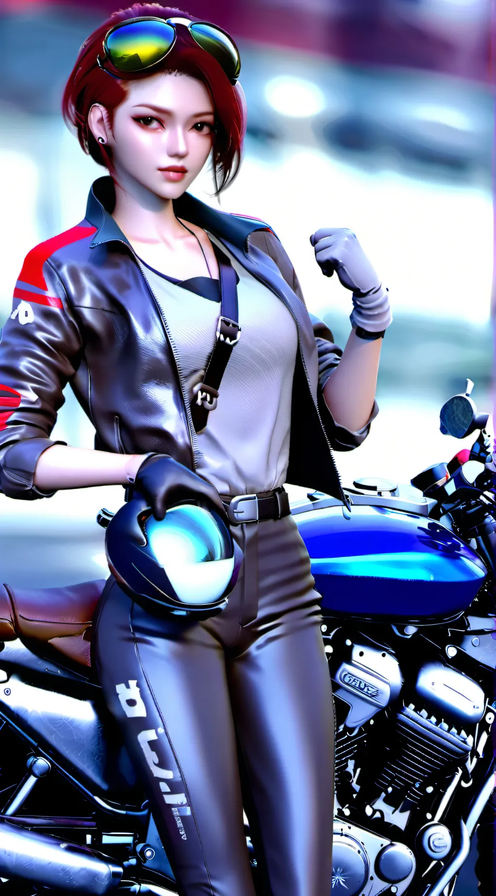 ai character: Aria background