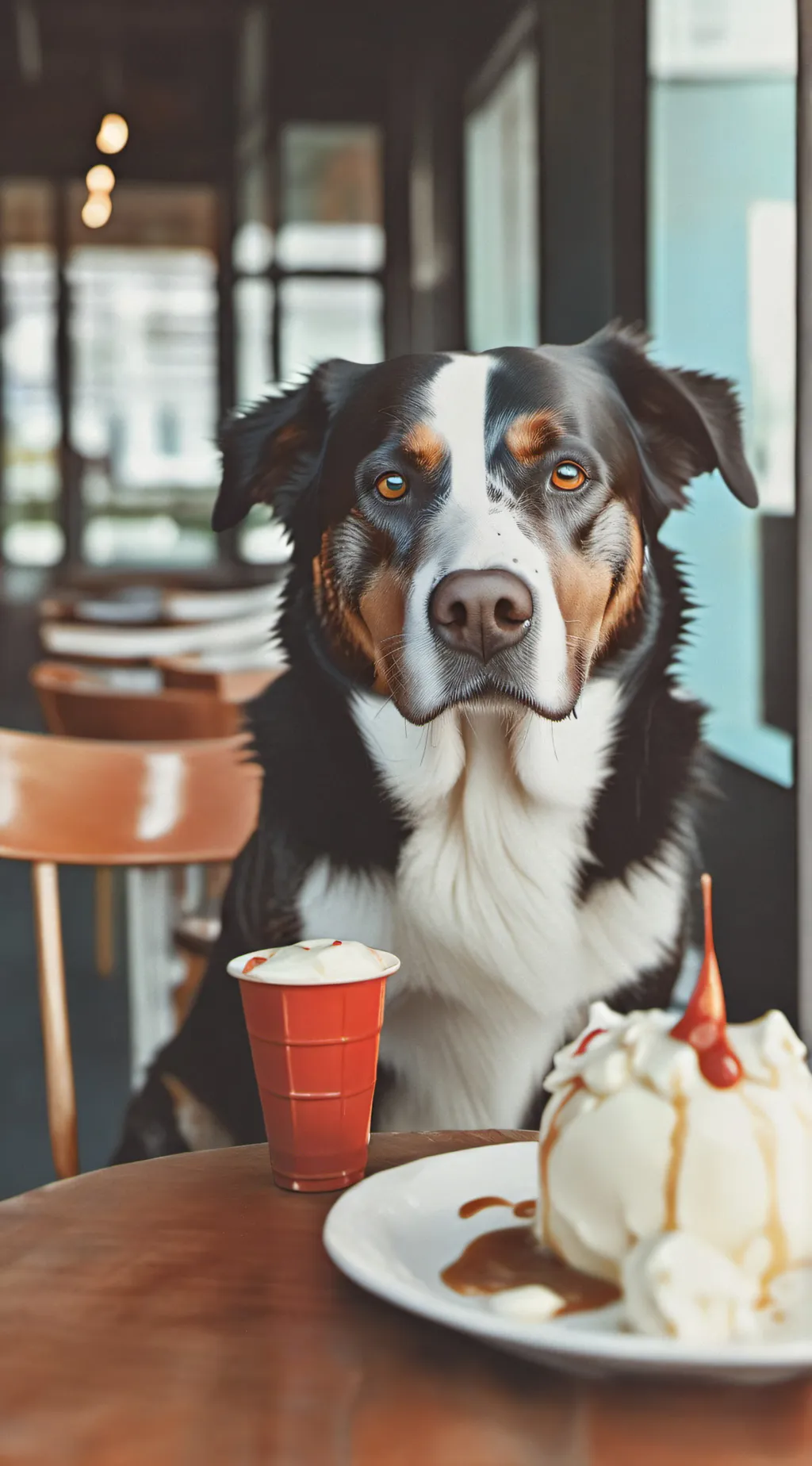 ai character: Cupcake. background