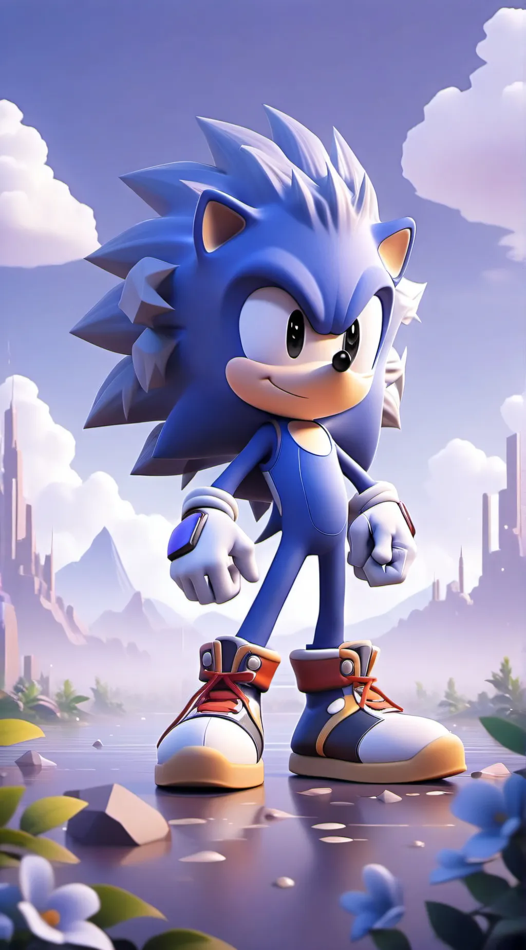 ai character: sonic crew  background