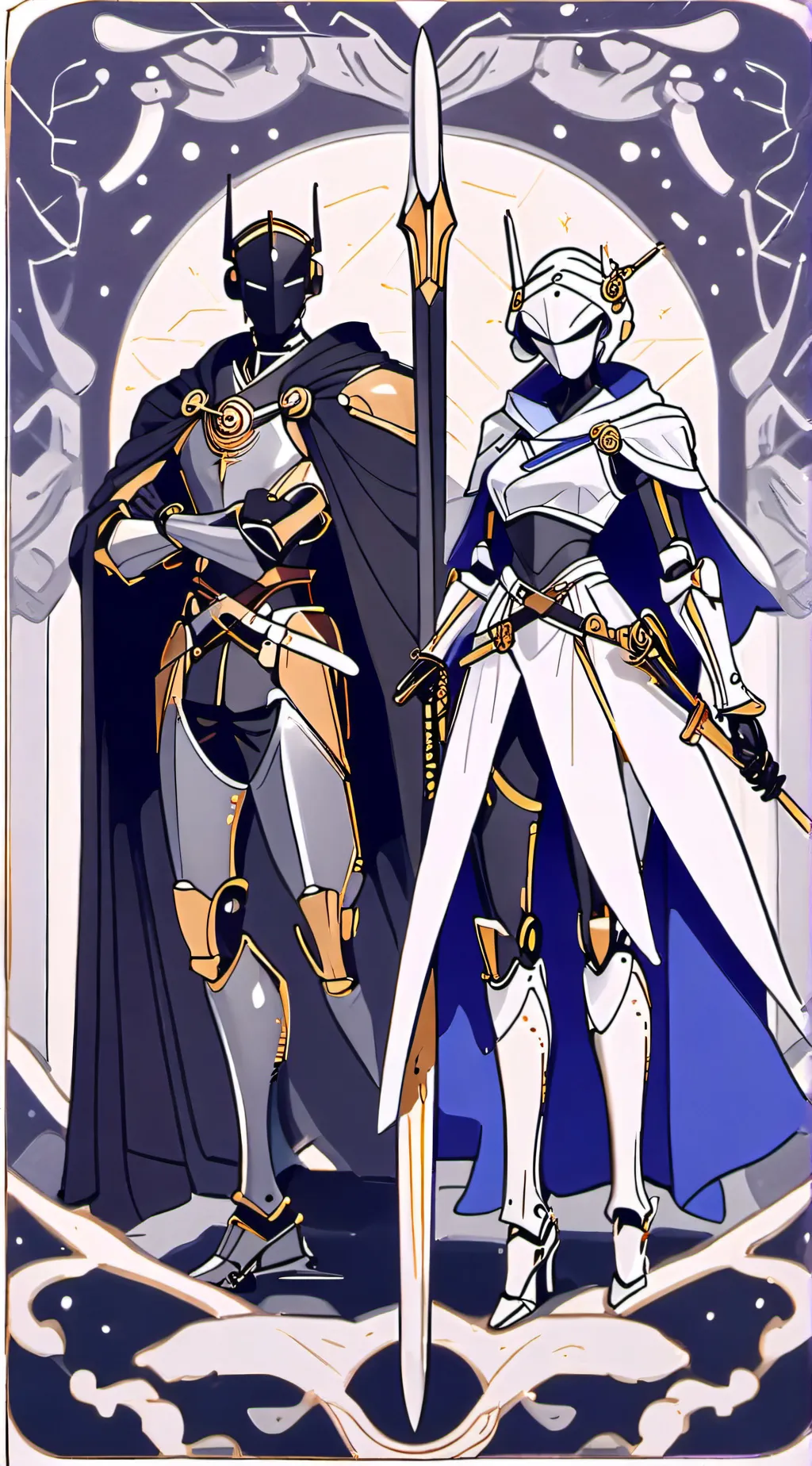 ai character: Nyx & Echo background