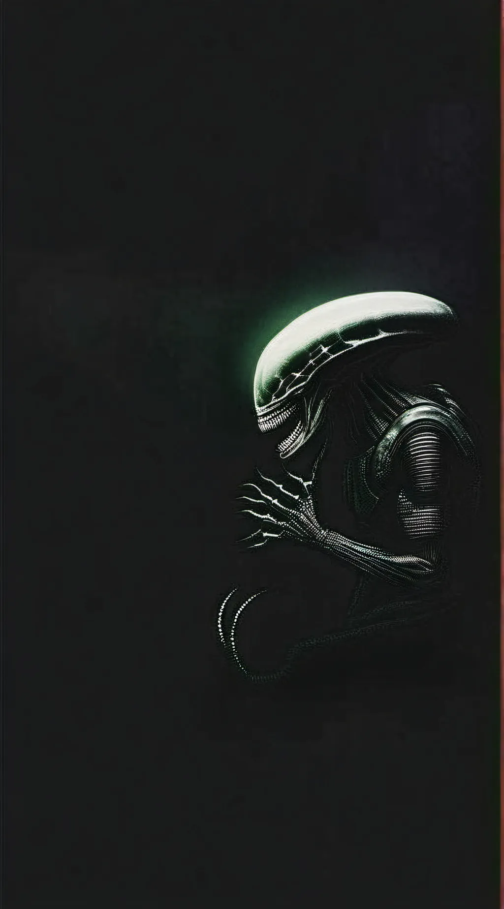 ai character: alien  background