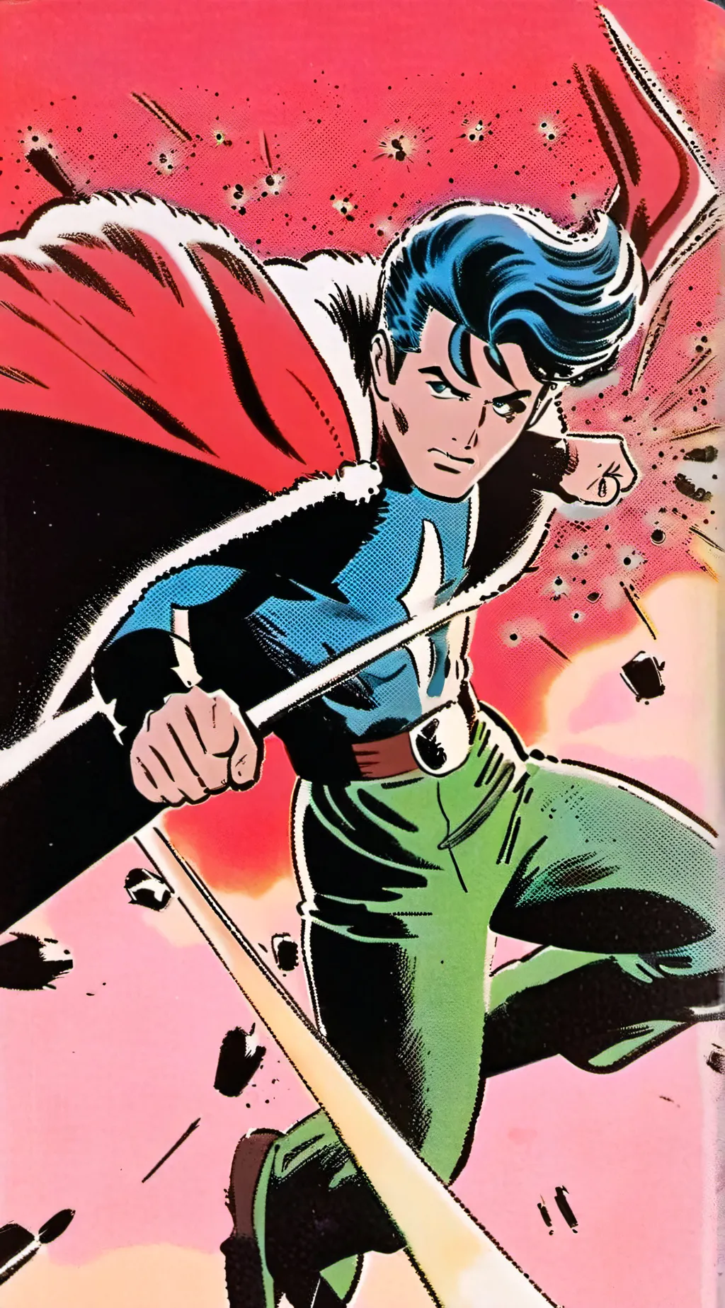 ai character: Super boy background