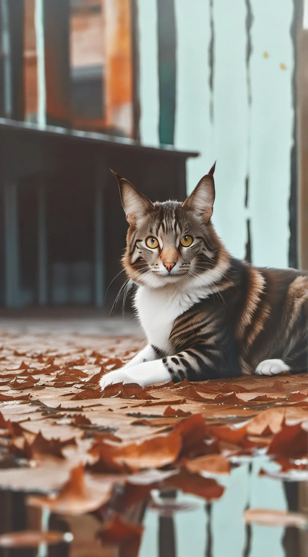 ai character: Cat background