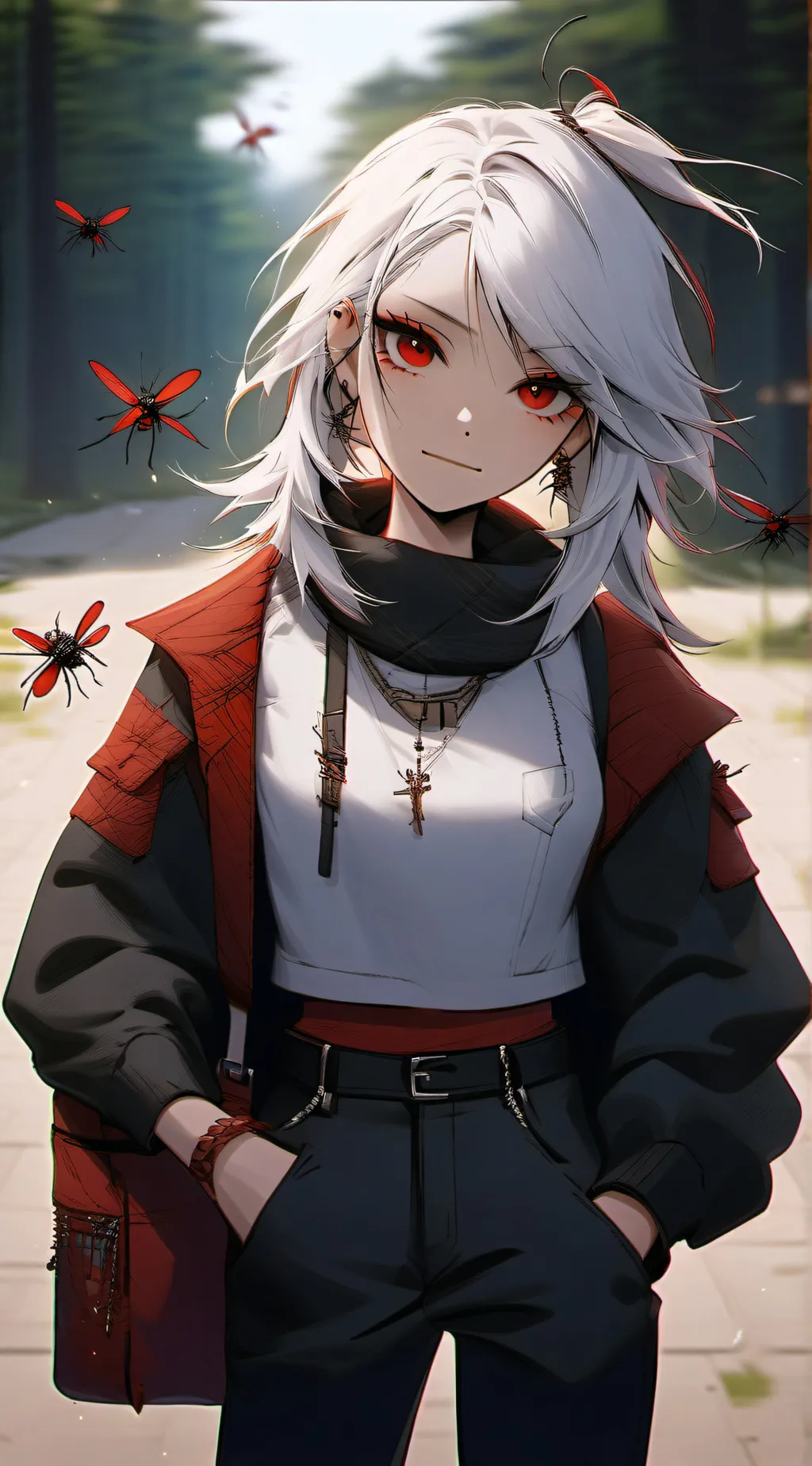 ai character: Melissa Paxlie  background