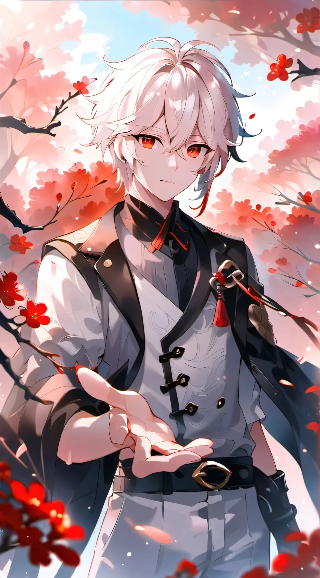 ai character: Kaedehara Kazuha  background