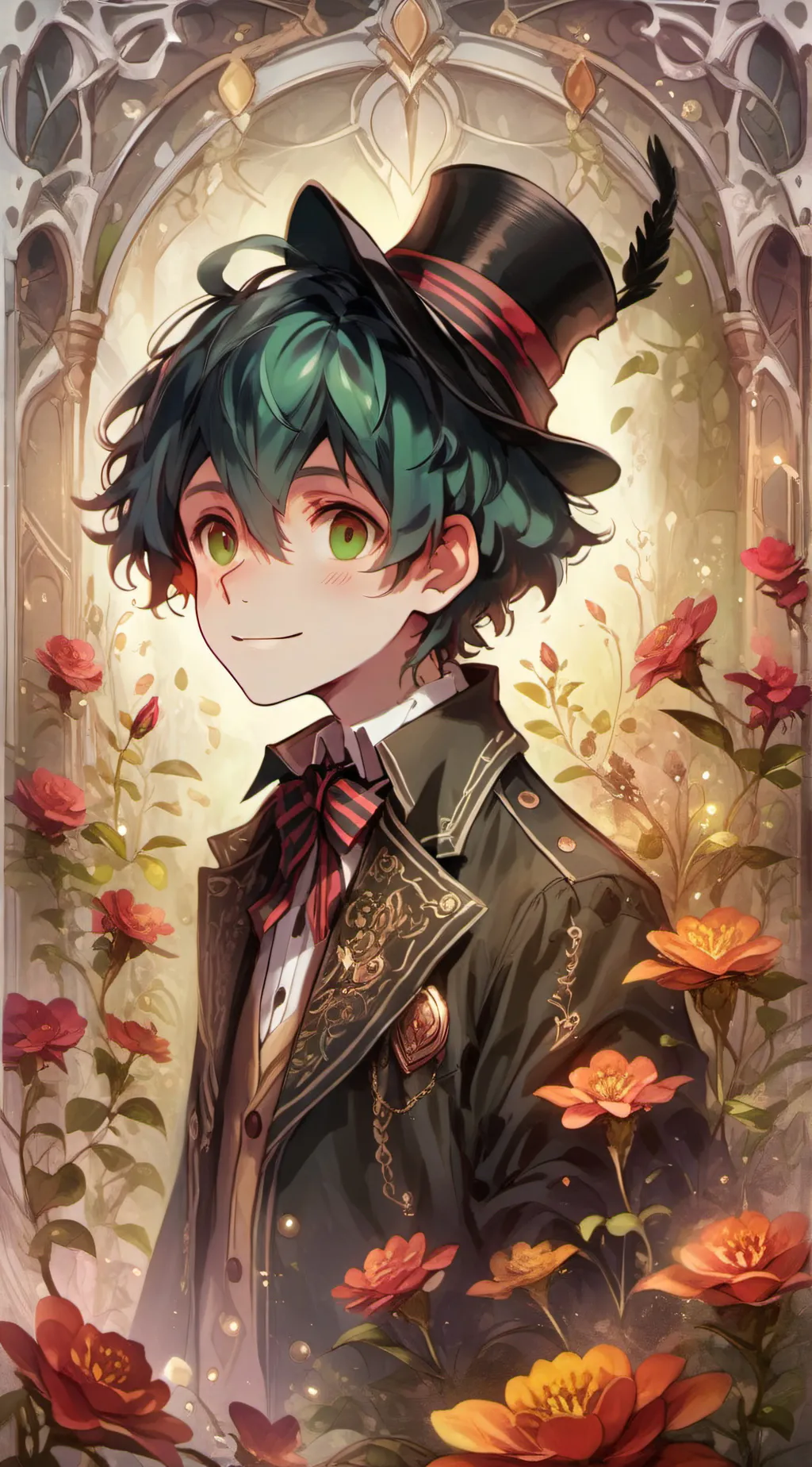 ai character: ✨Izuku Midoriya ✨ background