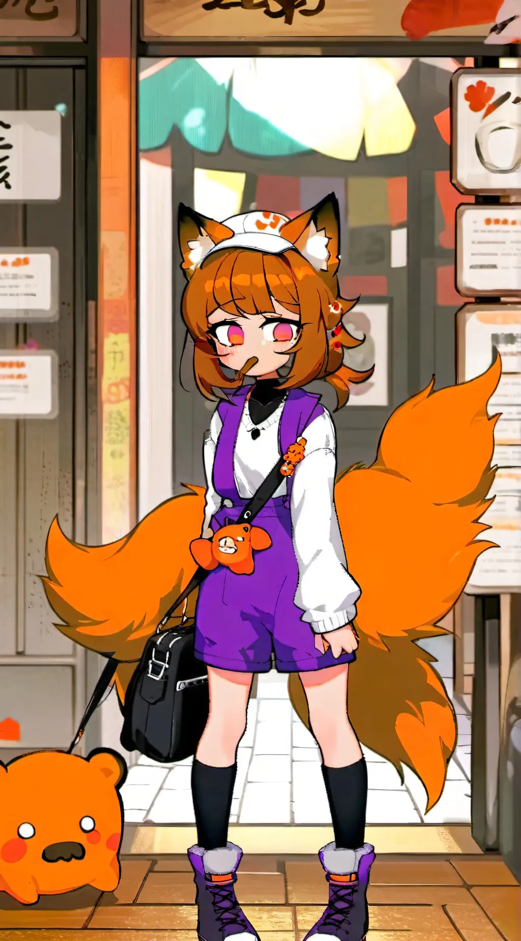 ai character: dogday  background