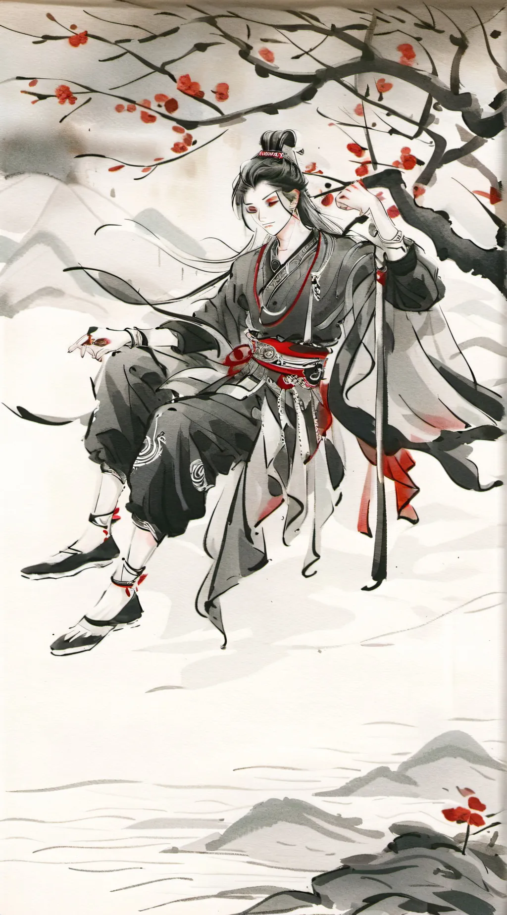 ai character: ?????!SKINWALKER  background