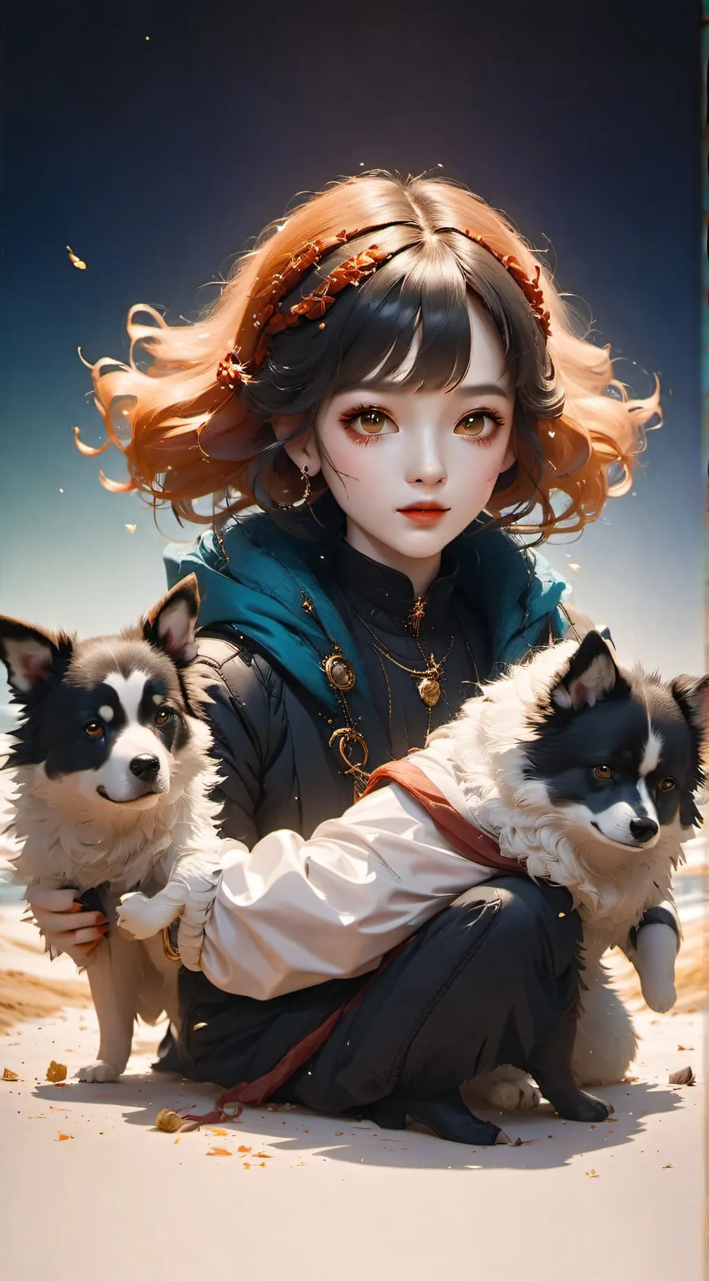 ai character: Zoey background