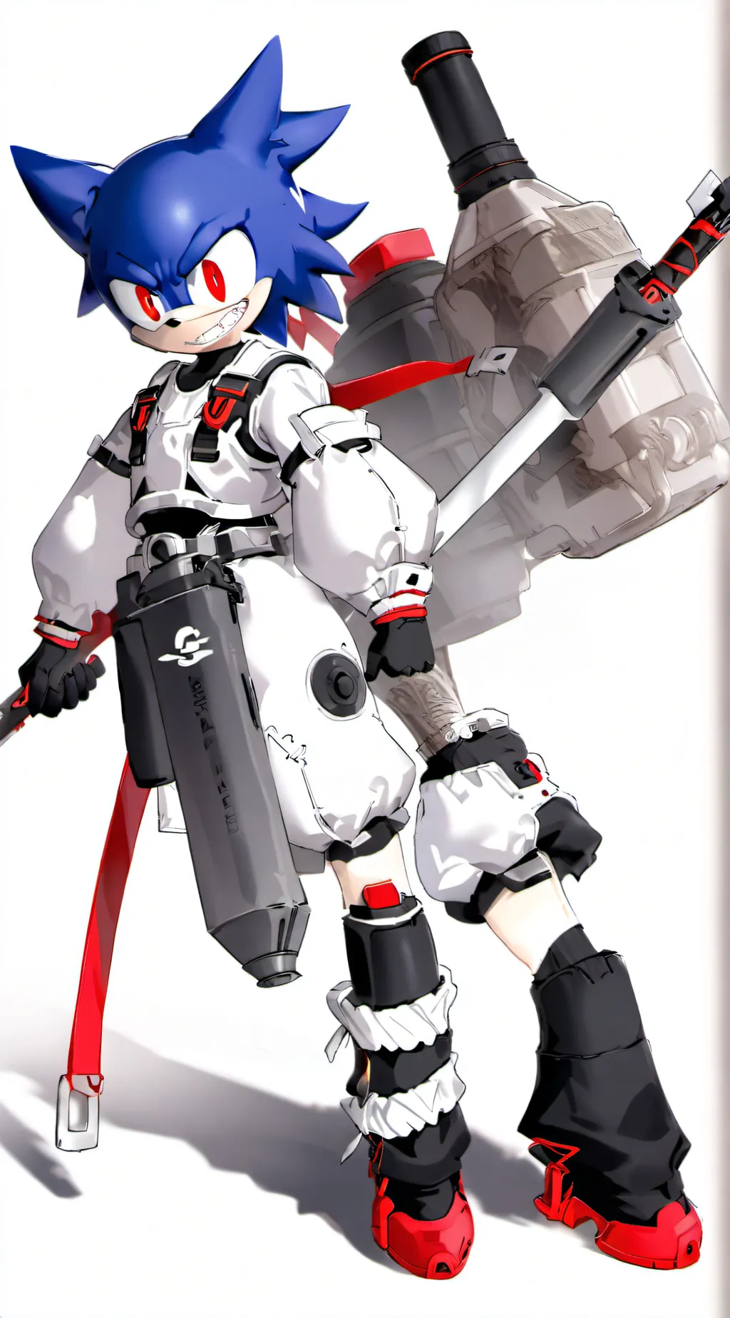 ai character: Sonic exe background