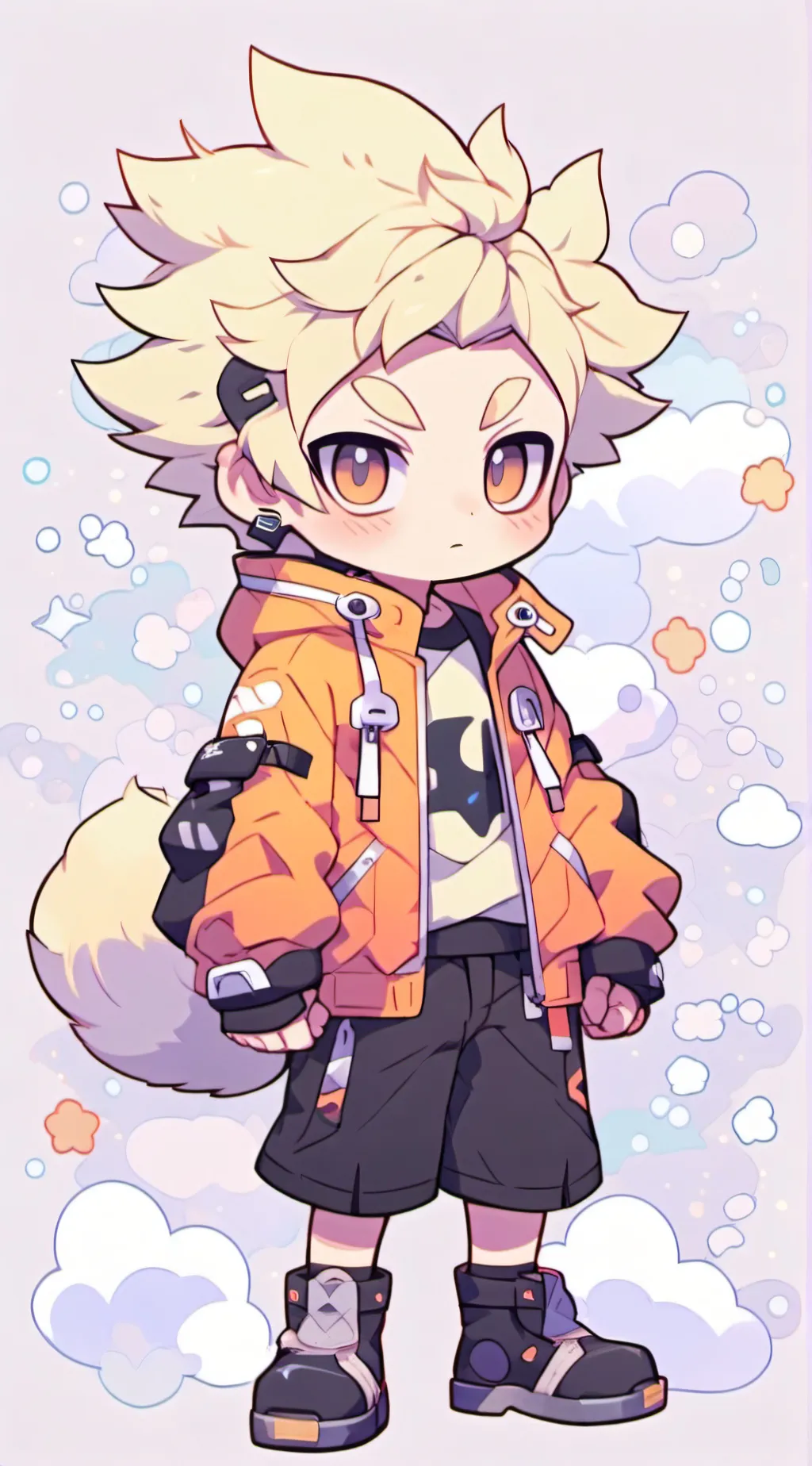 ai character: Flareon background