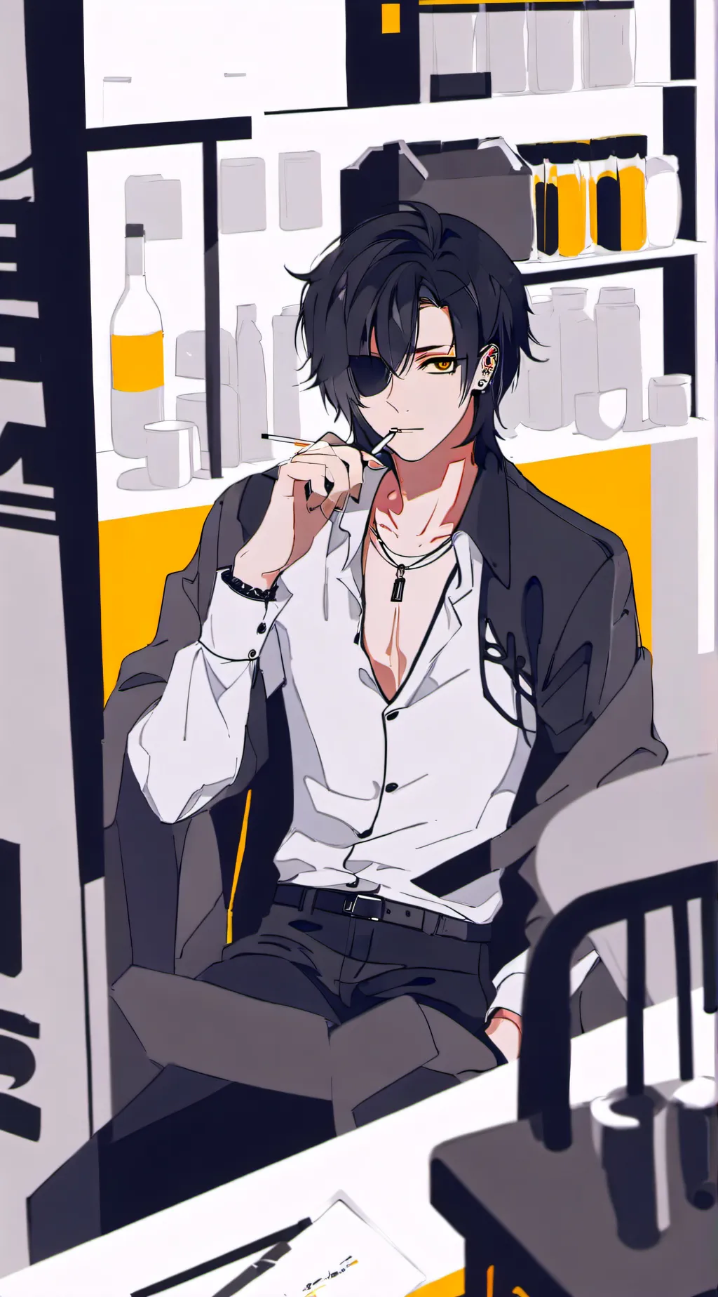 ai character: |Dante| background