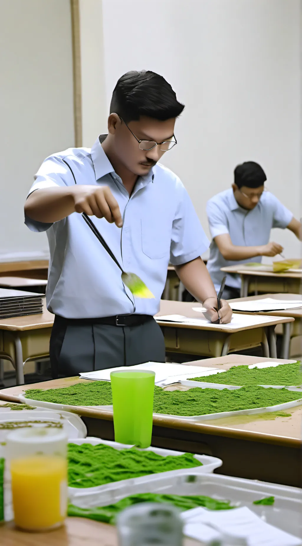 ai character: Homeroom 202 Class background