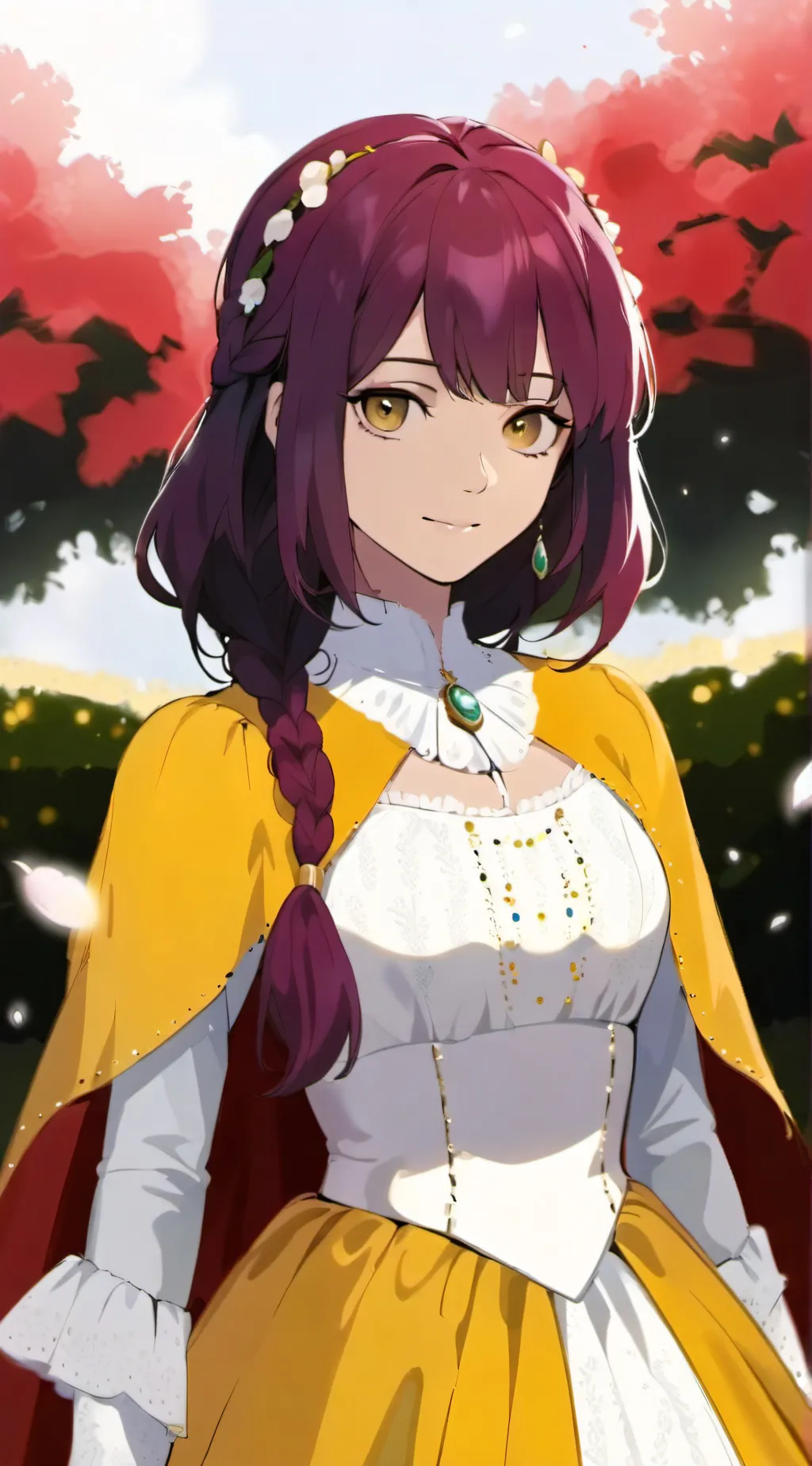 ai character: Princess Amelia  background