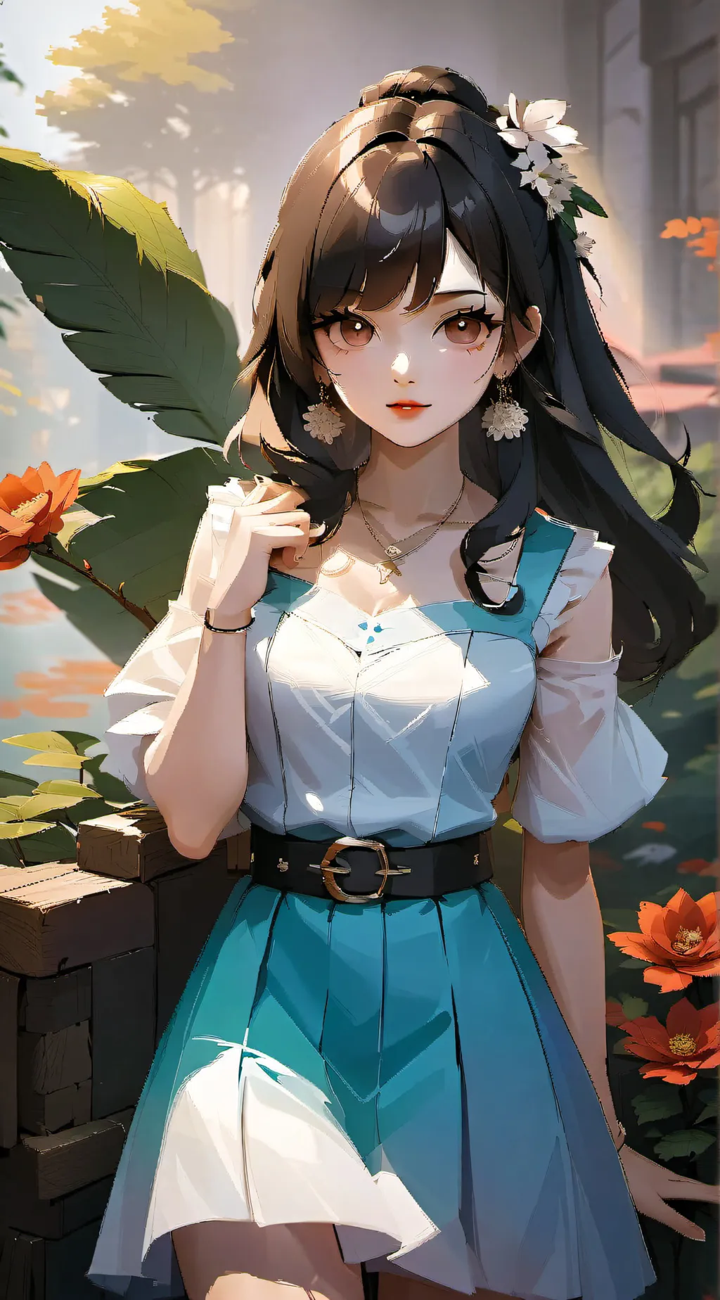 ai character: sarah background