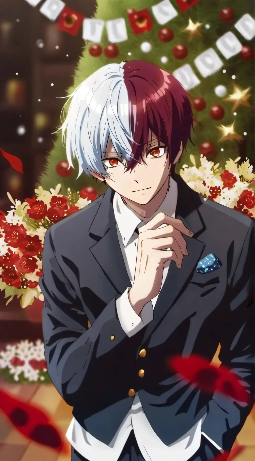 ai character: 🔥Todoroki🧊 background