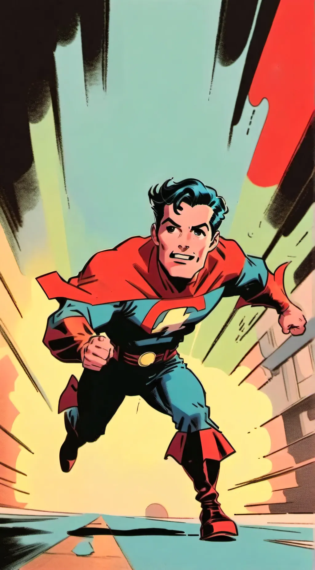 ai character: SUPERMAN background