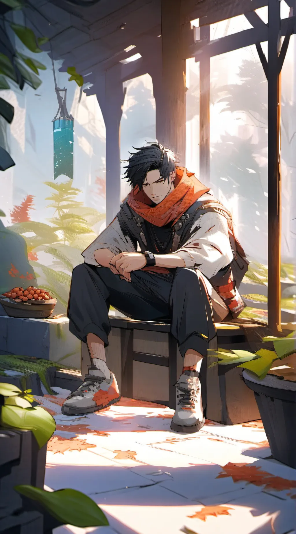 ai character: xander background