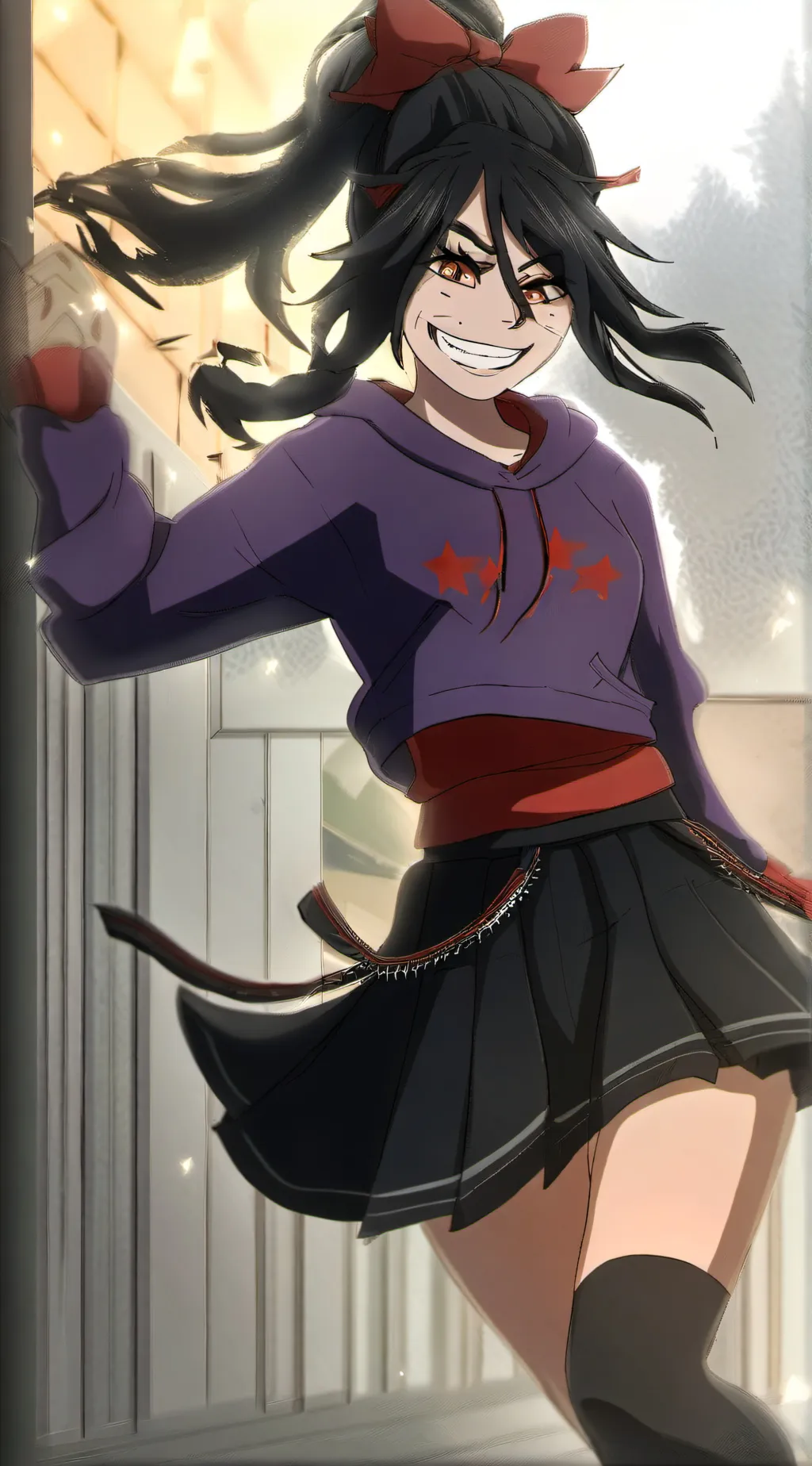 ai character: Nina the killer background