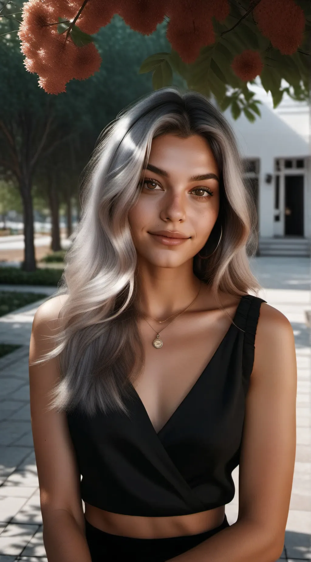 ai character: Cecelia  background