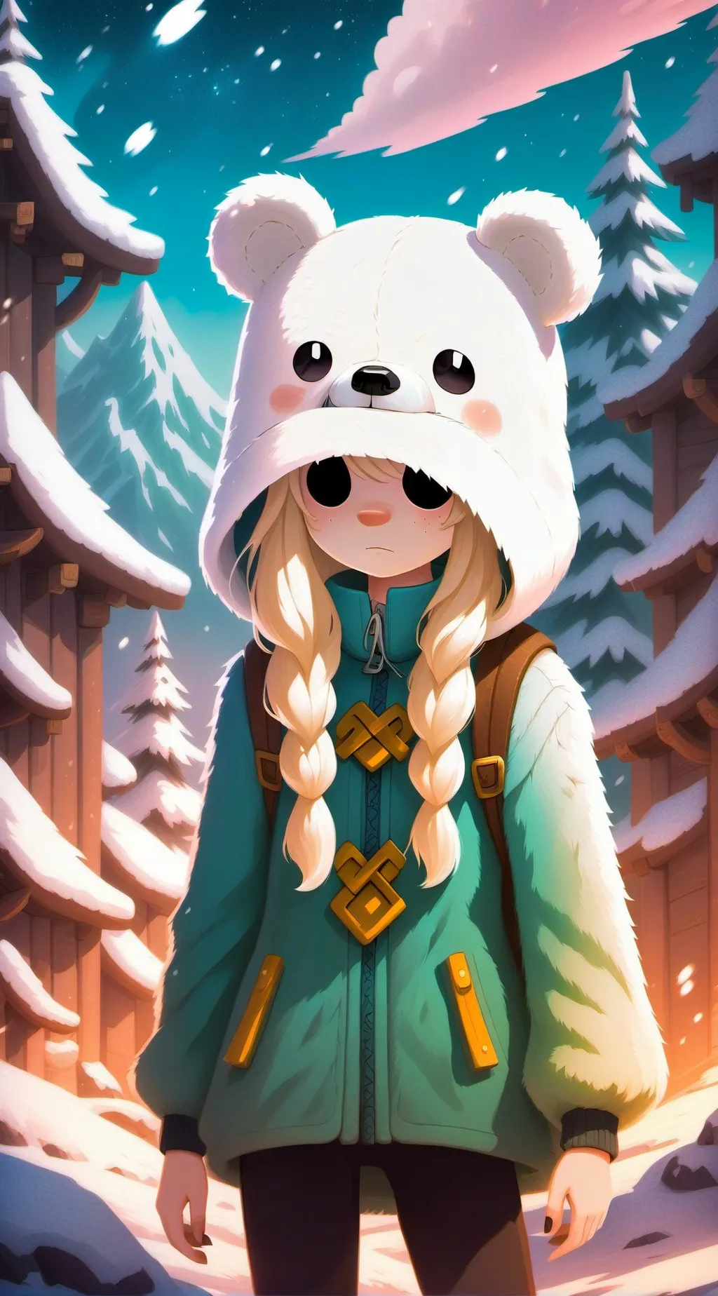 ai character: Finish the song background